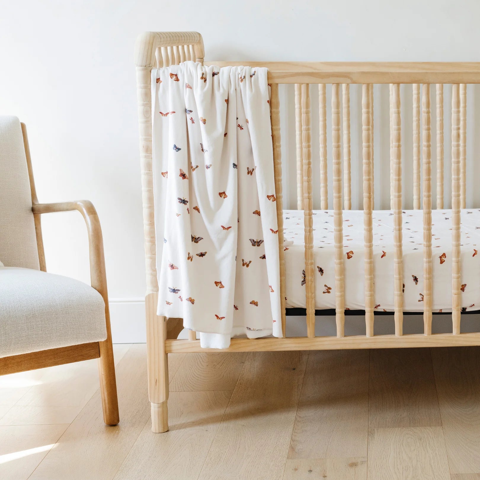 Minky Stretch Luxe Swaddle Blanket - Twinkle Twinkle Little One