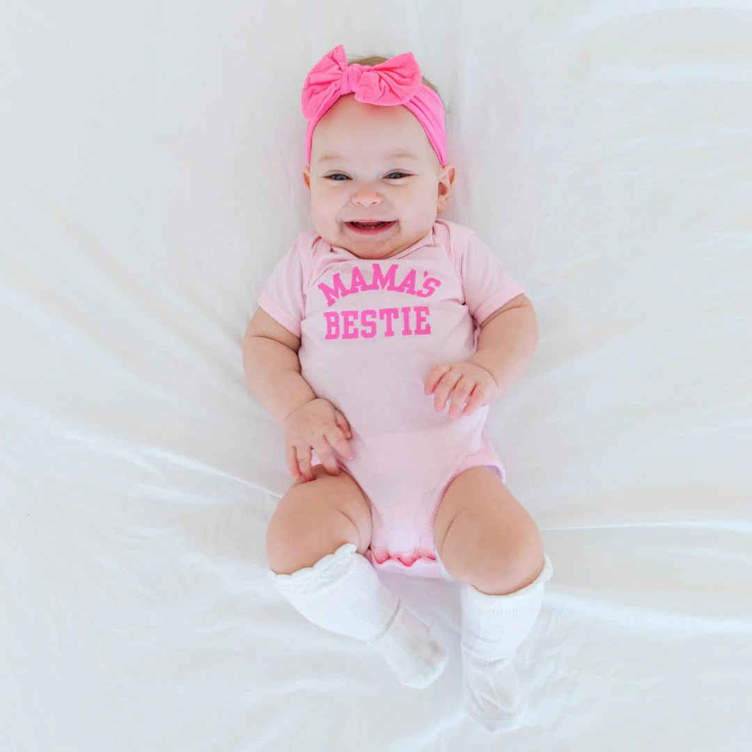 Mama's Bestie Short Sleeve Bodysuit - Ballet - Twinkle Twinkle Little One
