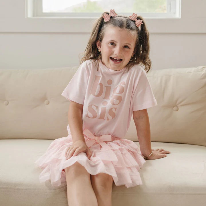 Big Sis Short Sleeve T-Shirt - Ballet - Twinkle Twinkle Little One