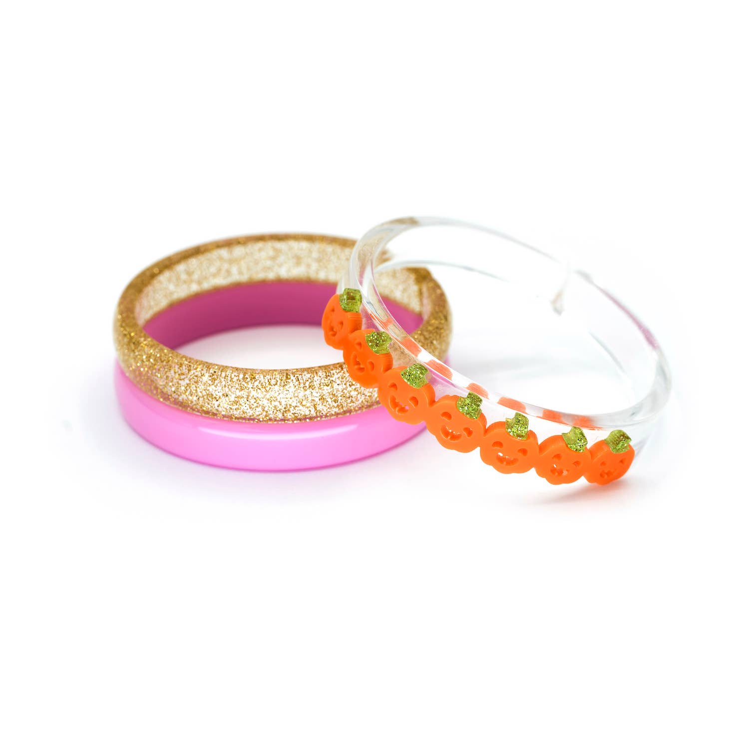 Multi Pumpkin Orange Bangles (Set of 3) - Twinkle Twinkle Little One