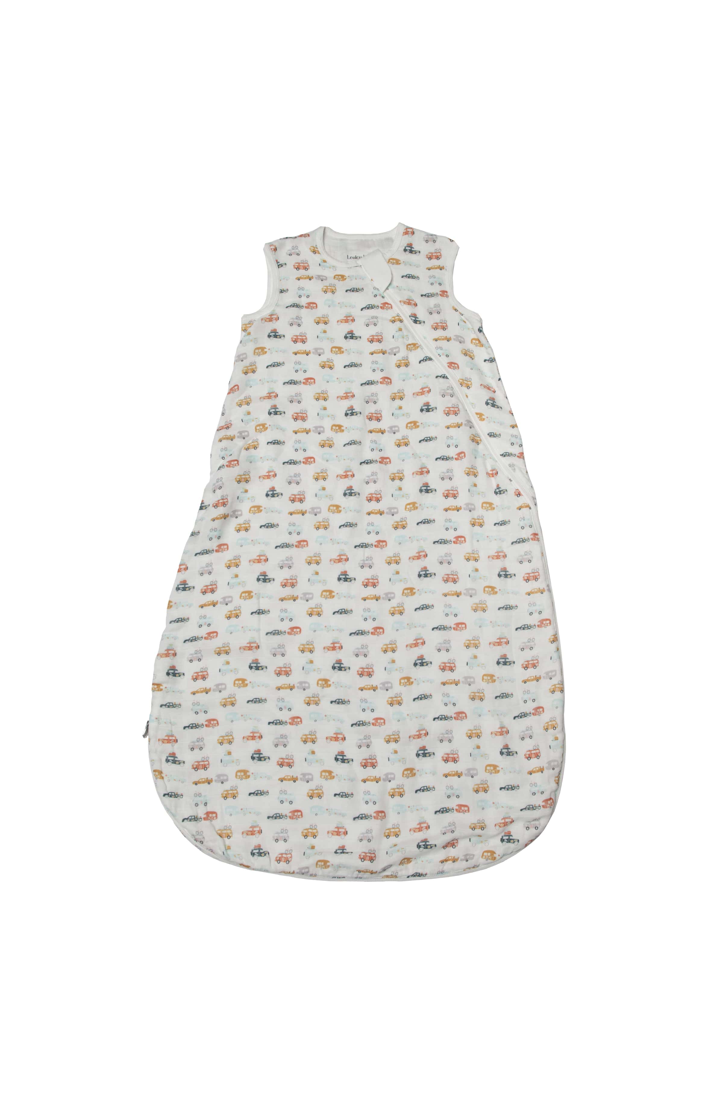 Muslin Lightweight Sleep Bag 0.5 TOG - Camper Vans - Twinkle Twinkle Little One