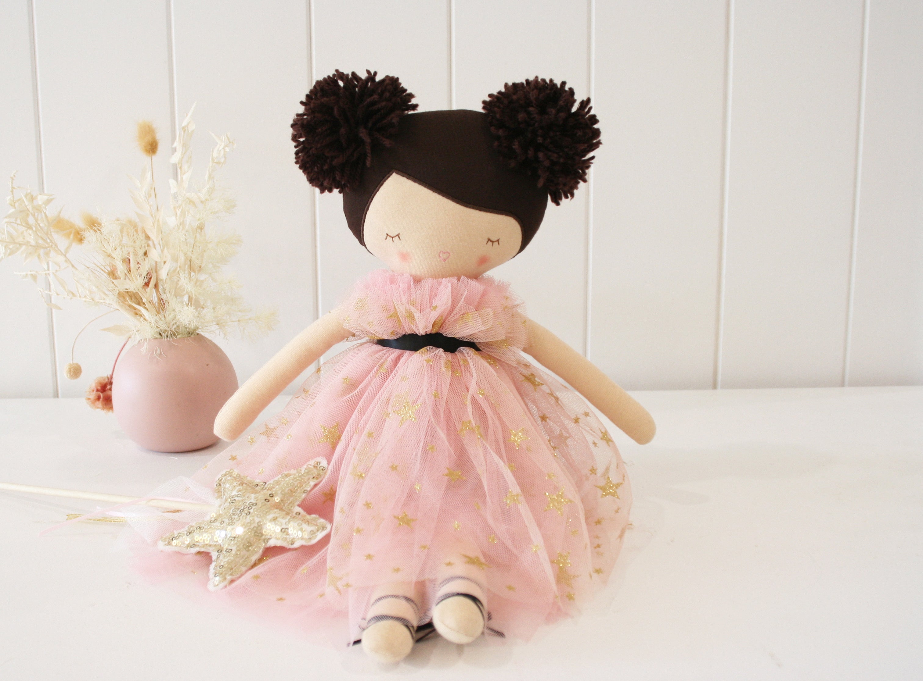 Alimrose Halle Ballerina Doll 48cm (Fair & Brunette) - Twinkle Twinkle Little One