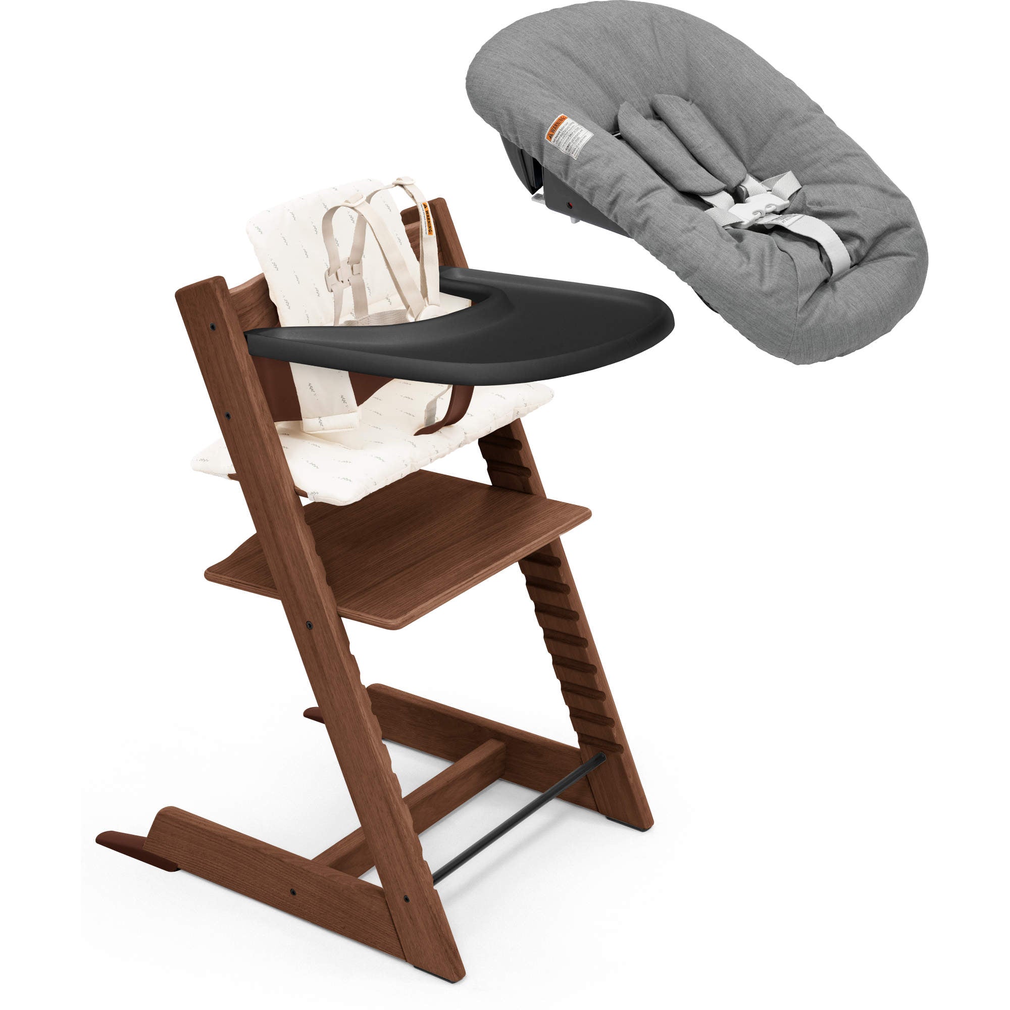 Stokke Tripp Trapp High Chair² with Cushion, Newborn Tray and Newborn Set - Twinkle Twinkle Little One