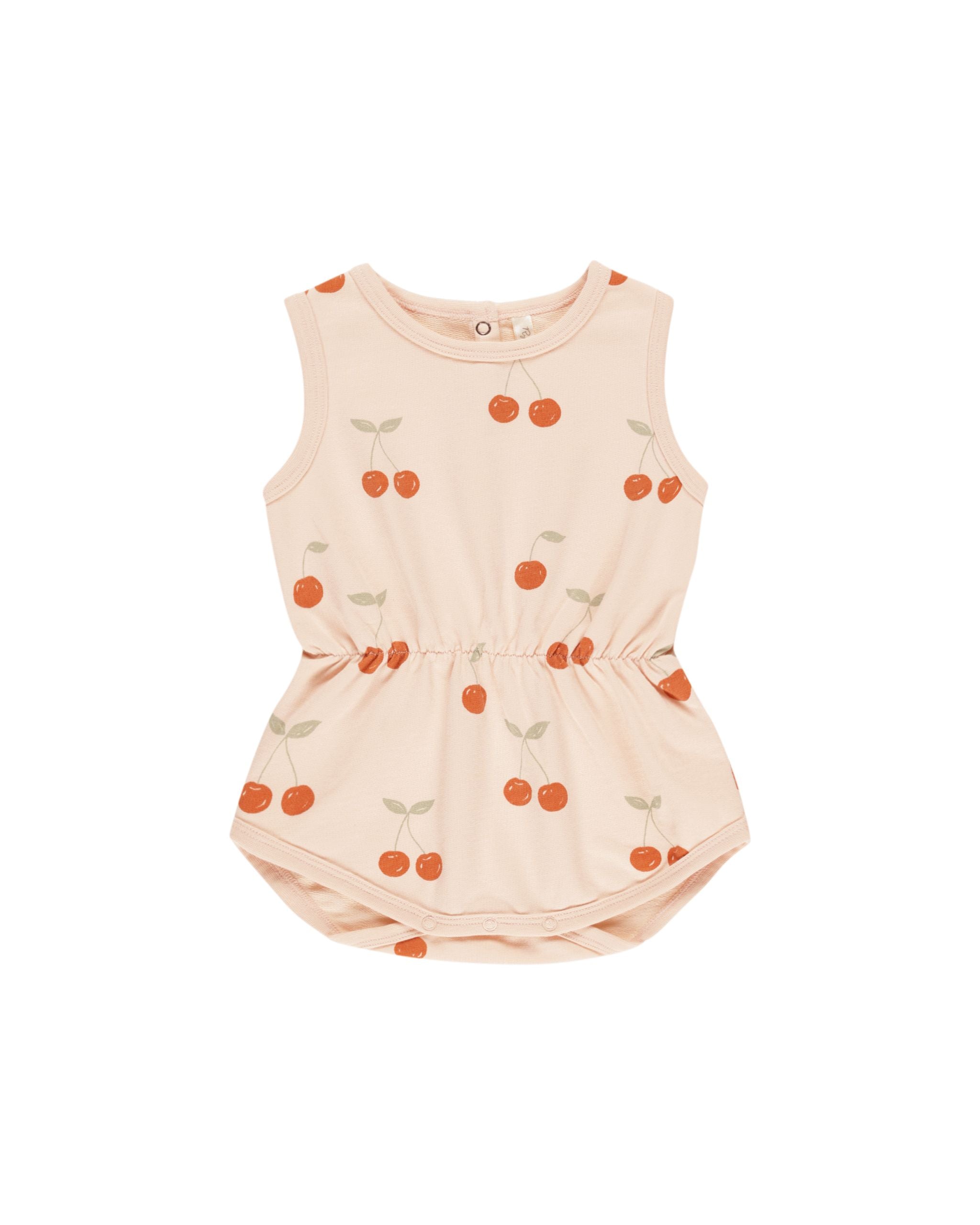 Cinch Playsuit - Cherries - Twinkle Twinkle Little One