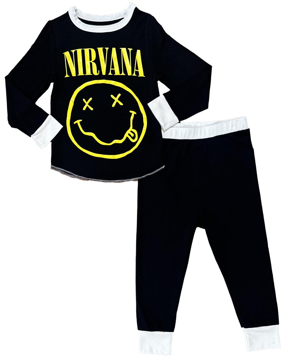 Nirvana Black Smiley Bamboo Thermal Set - Twinkle Twinkle Little One