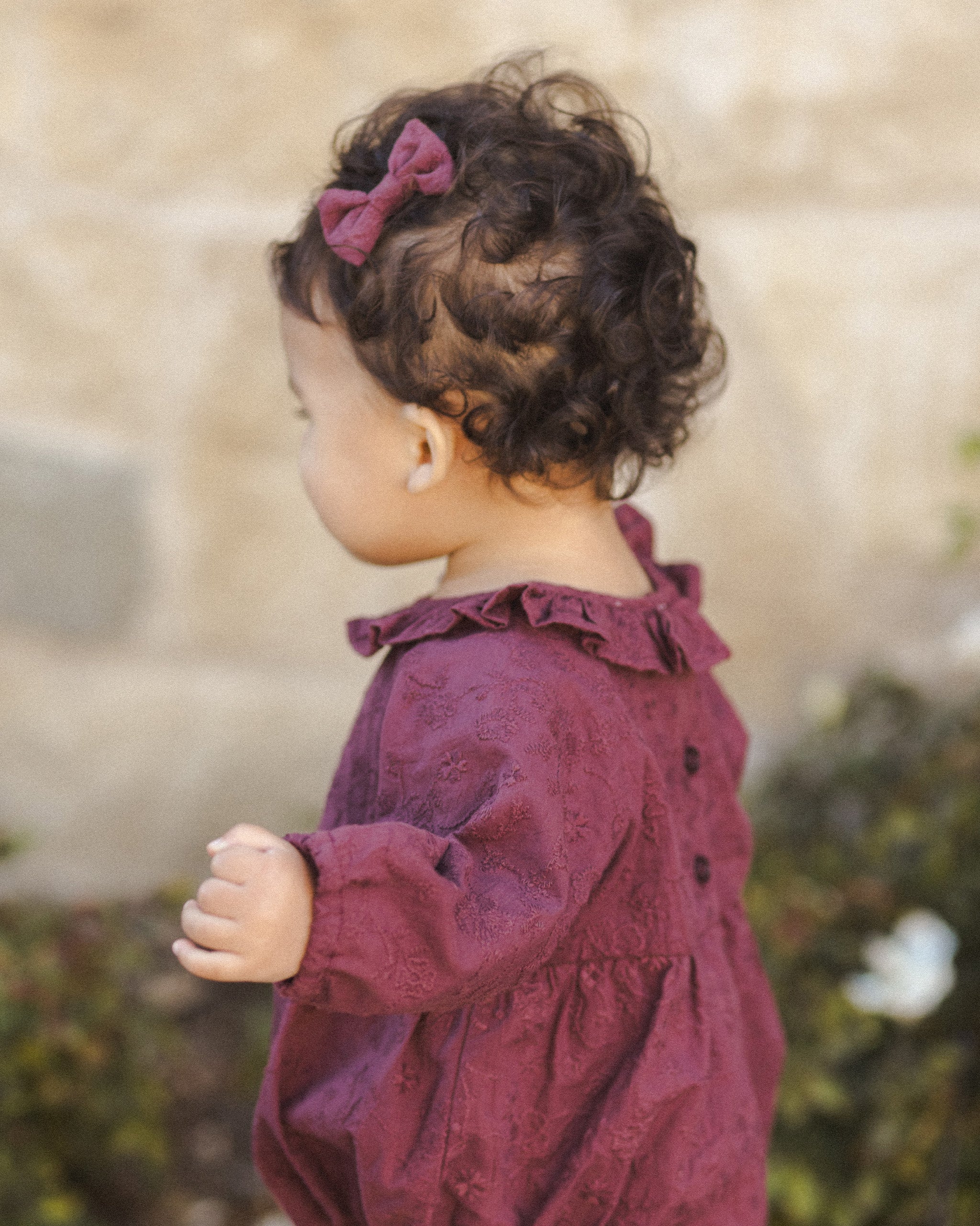 Adeline Romper - Fig - Twinkle Twinkle Little One