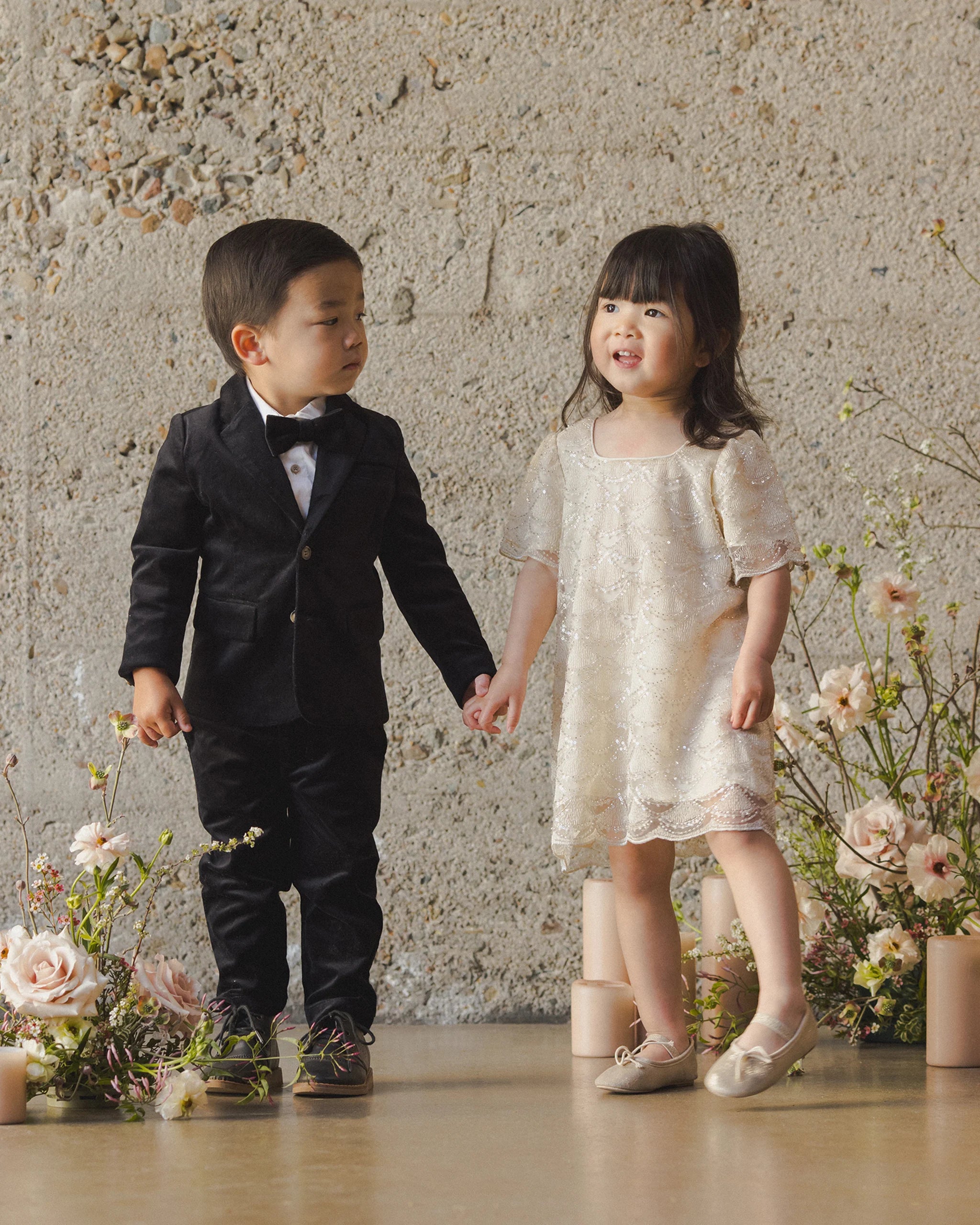 DAISY DRESS | SILVER METALLIC - Twinkle Twinkle Little One