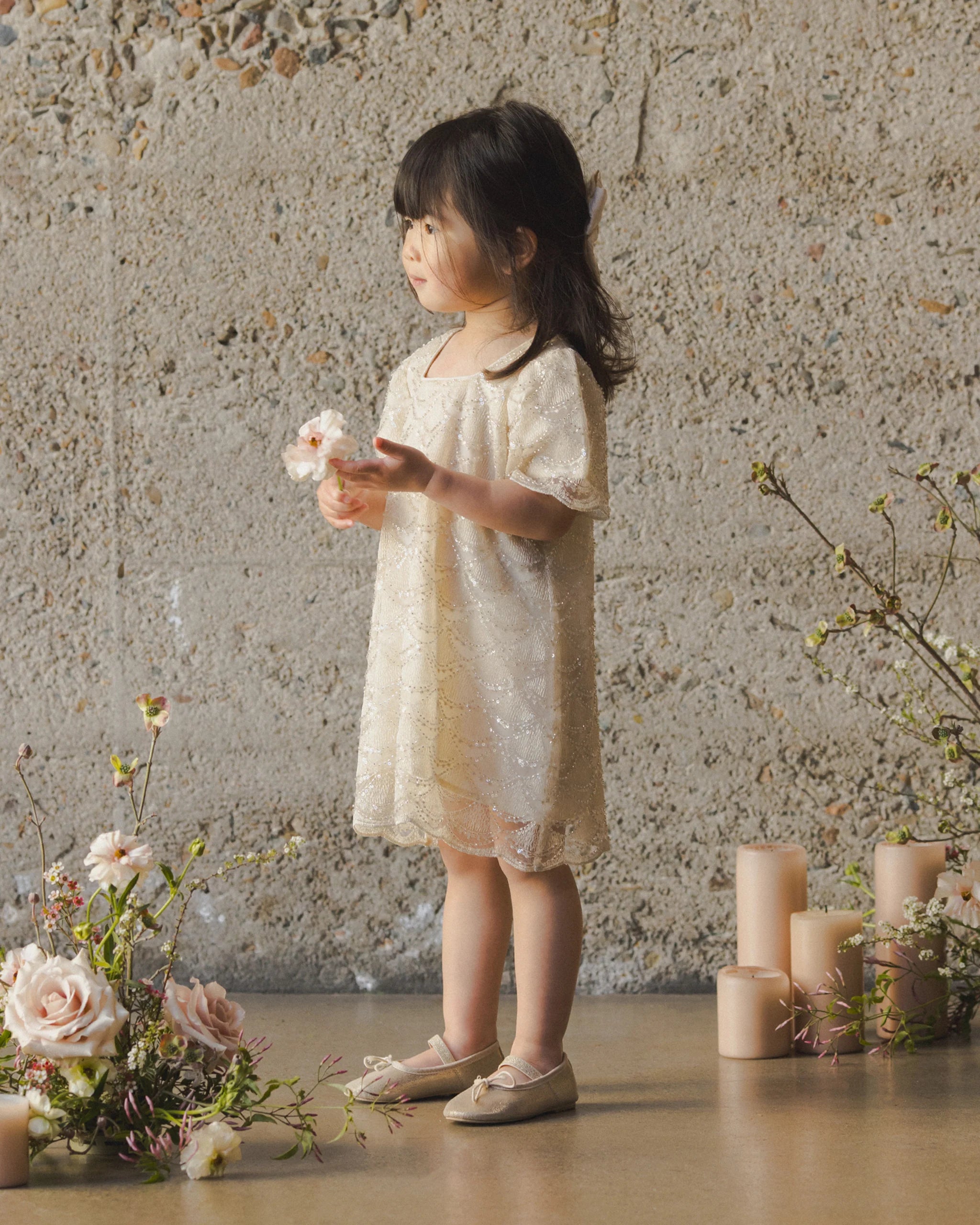 DAISY DRESS | SILVER METALLIC - Twinkle Twinkle Little One