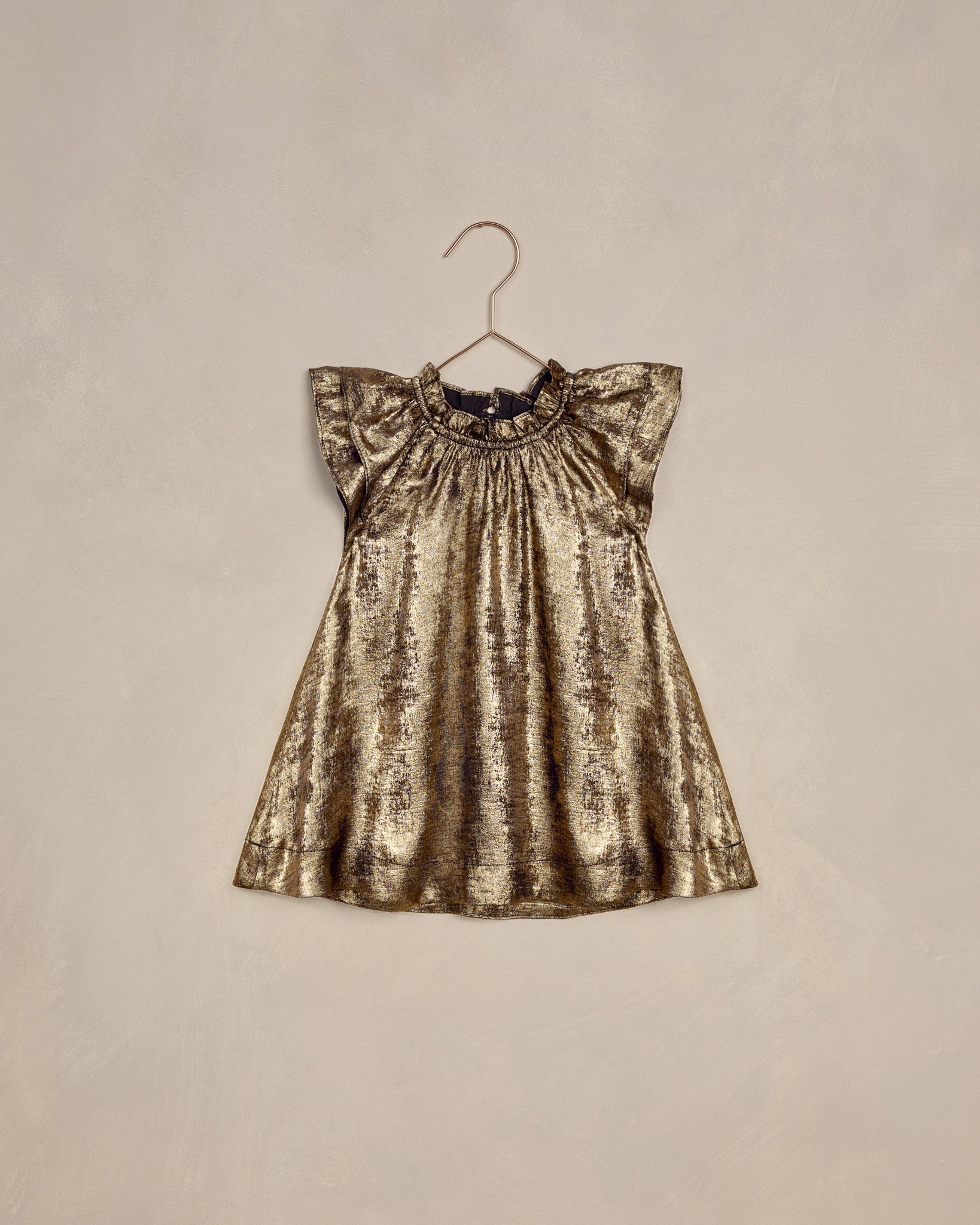 Isabella Dress - Gold - Twinkle Twinkle Little One