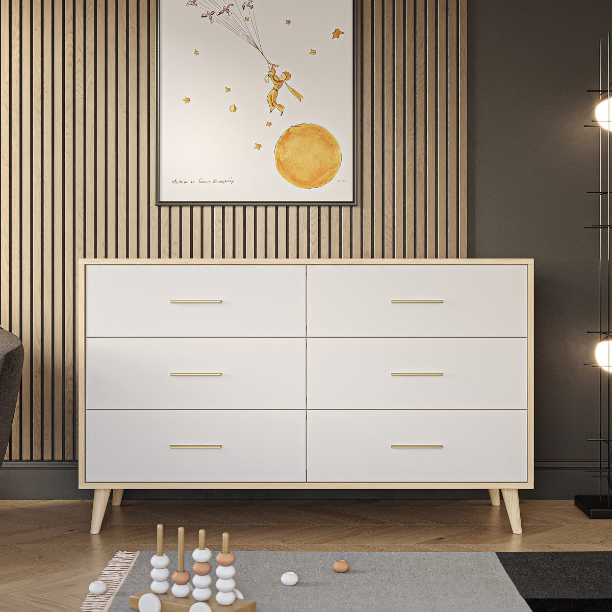 New York 6 Drawer Dresser - Twinkle Twinkle Little One