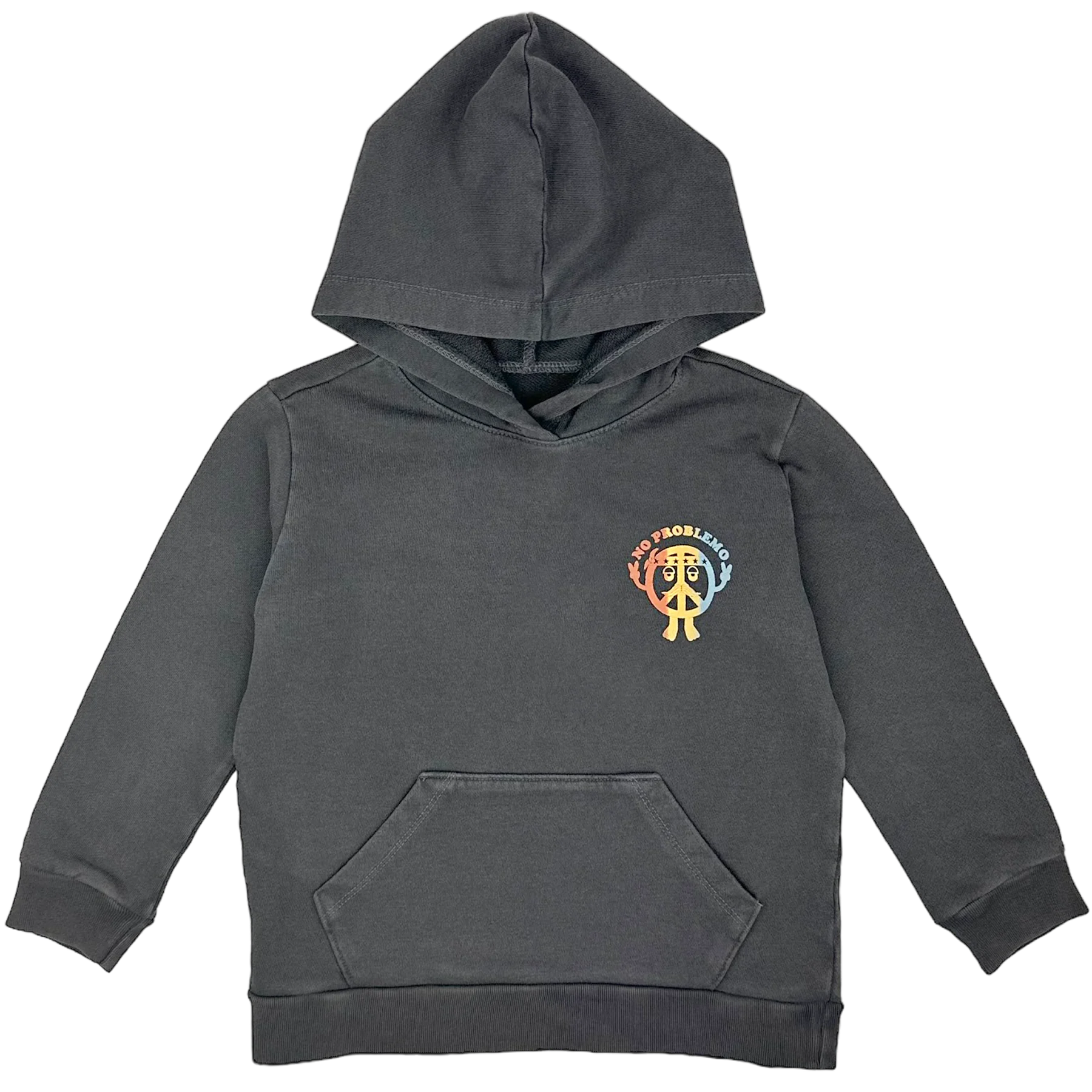 Tiny Whales No Problemo Hoodie - Mineral Black - Twinkle Twinkle Little One