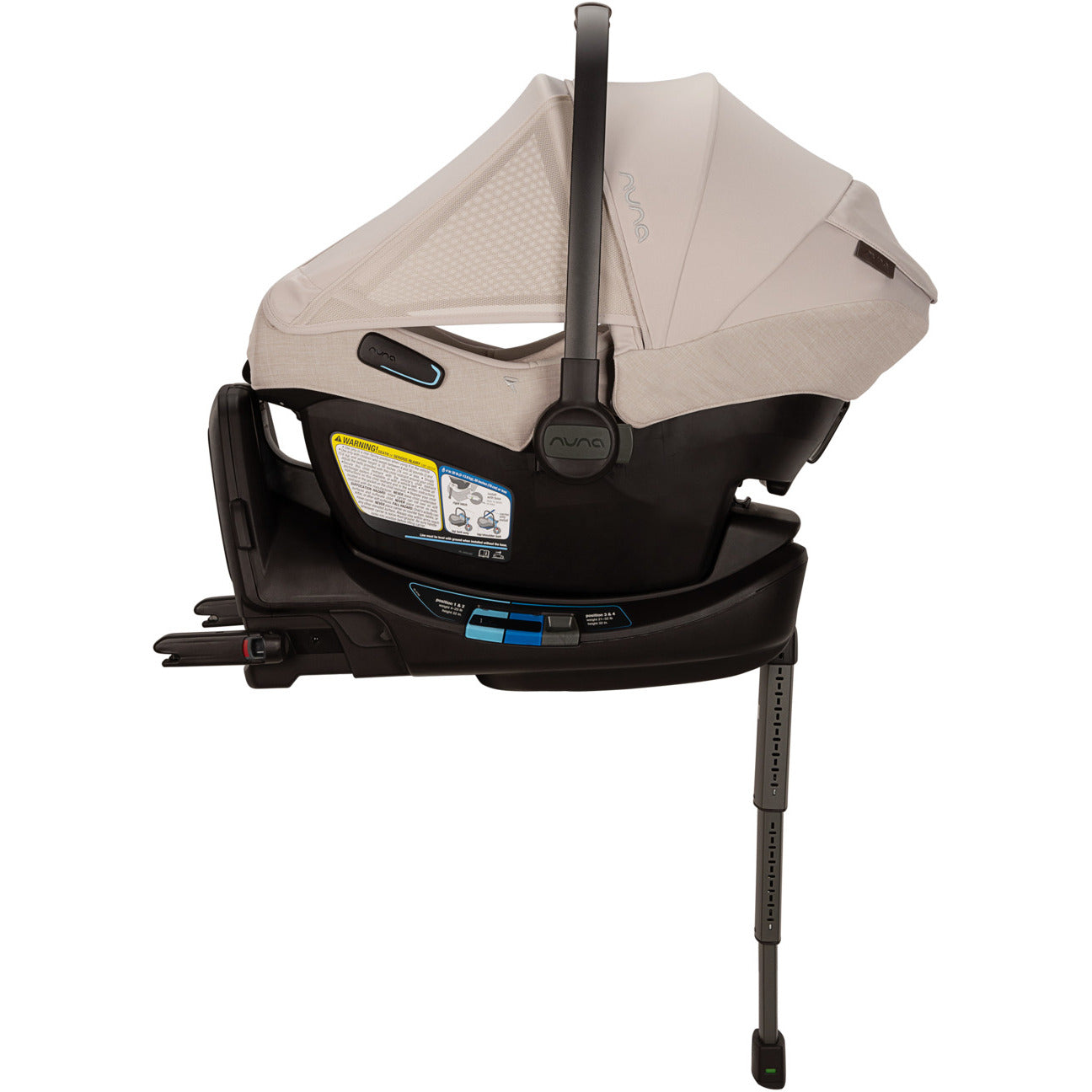 Nuna PIPA Aire RX Infant Car Seat + RELX Base - Twinkle Twinkle Little One