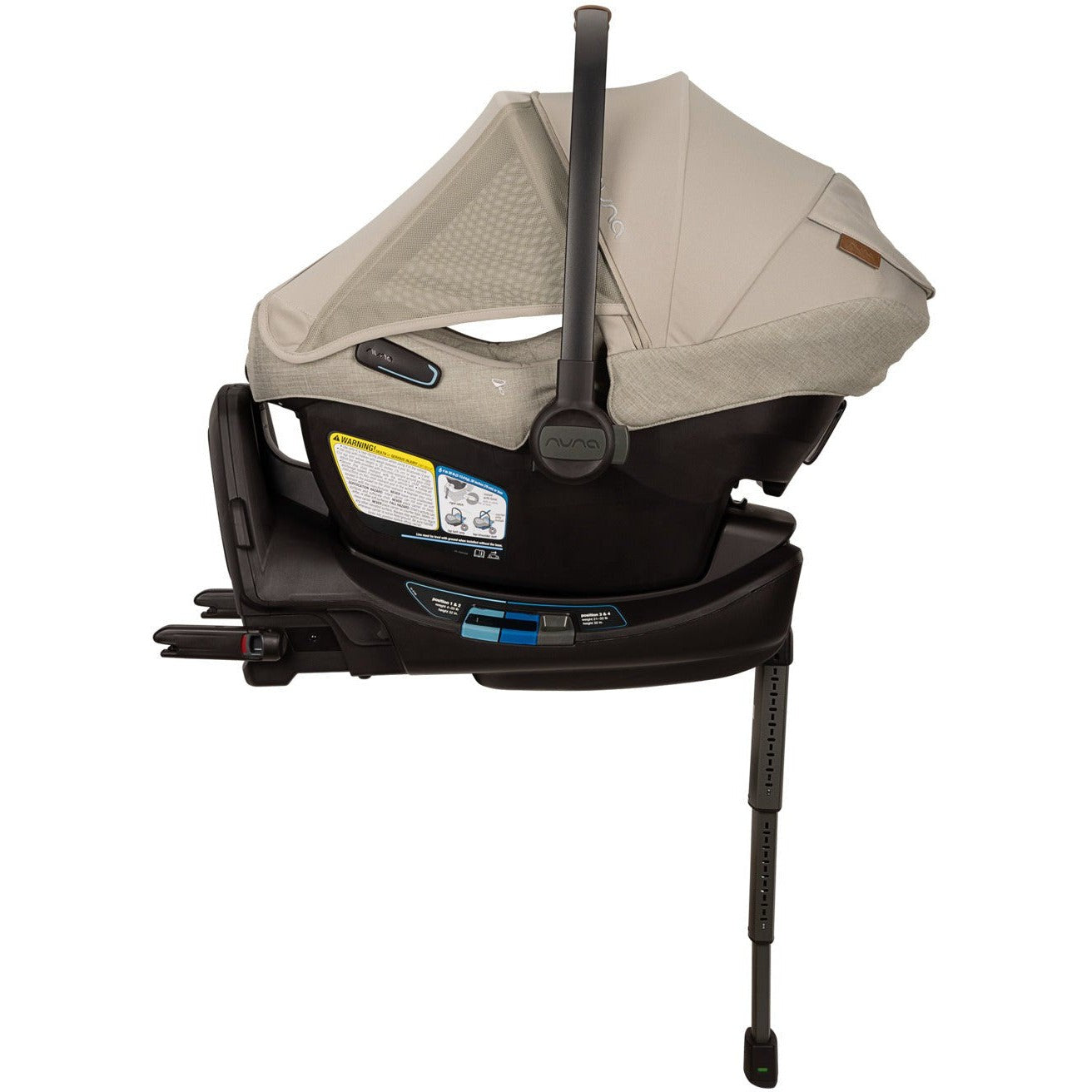 Nuna PIPA Aire RX Infant Car Seat + RELX Base - Twinkle Twinkle Little One