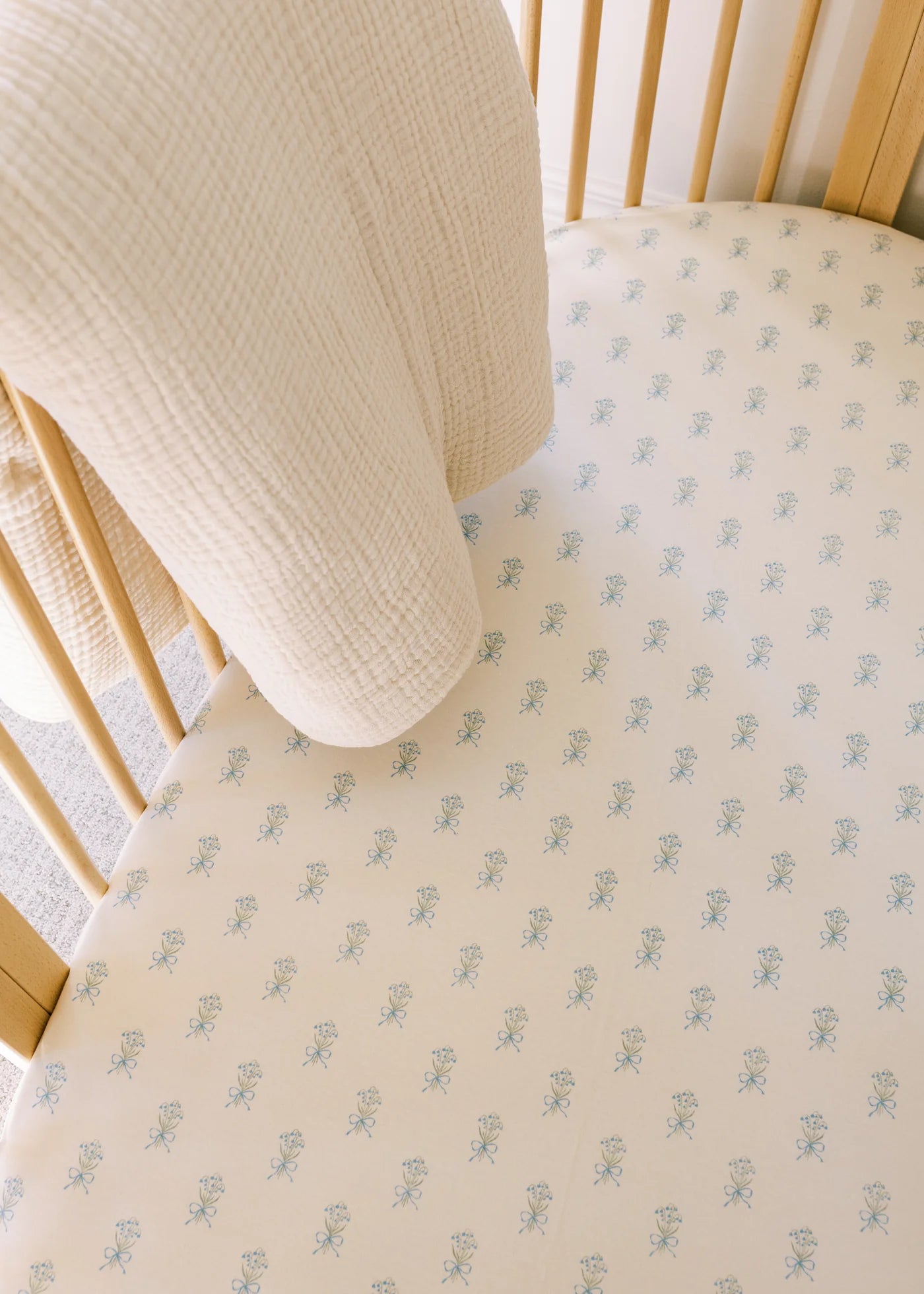 Lily of the Valley Crib Sheet