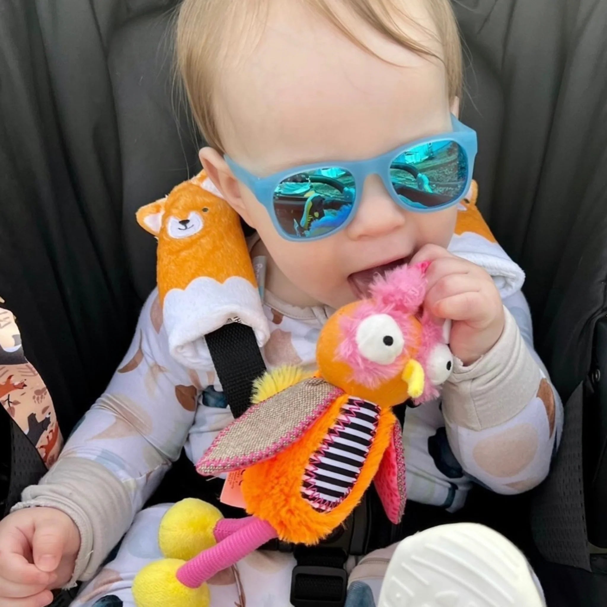 Ollie the Oddball Oddbird Chime & See Atachable Hanging Activity Toy - Twinkle Twinkle Little One