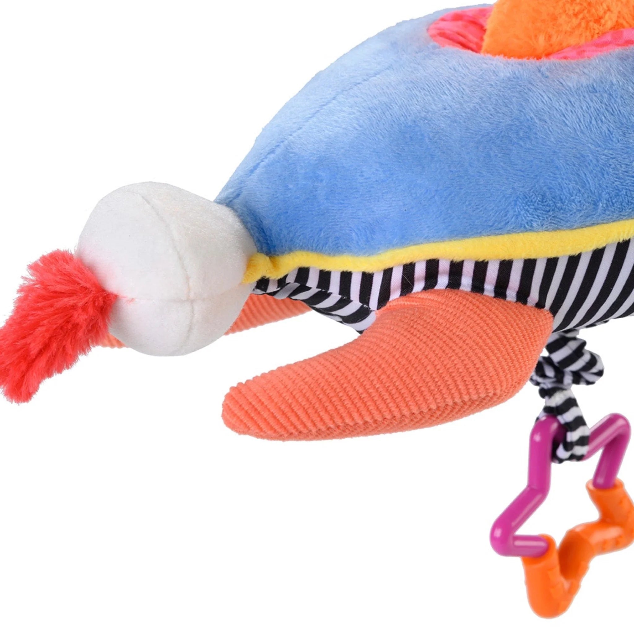 Ollie the Oddball Oddbird Rocket Ship Musical Pull Activity Toy - Twinkle Twinkle Little One