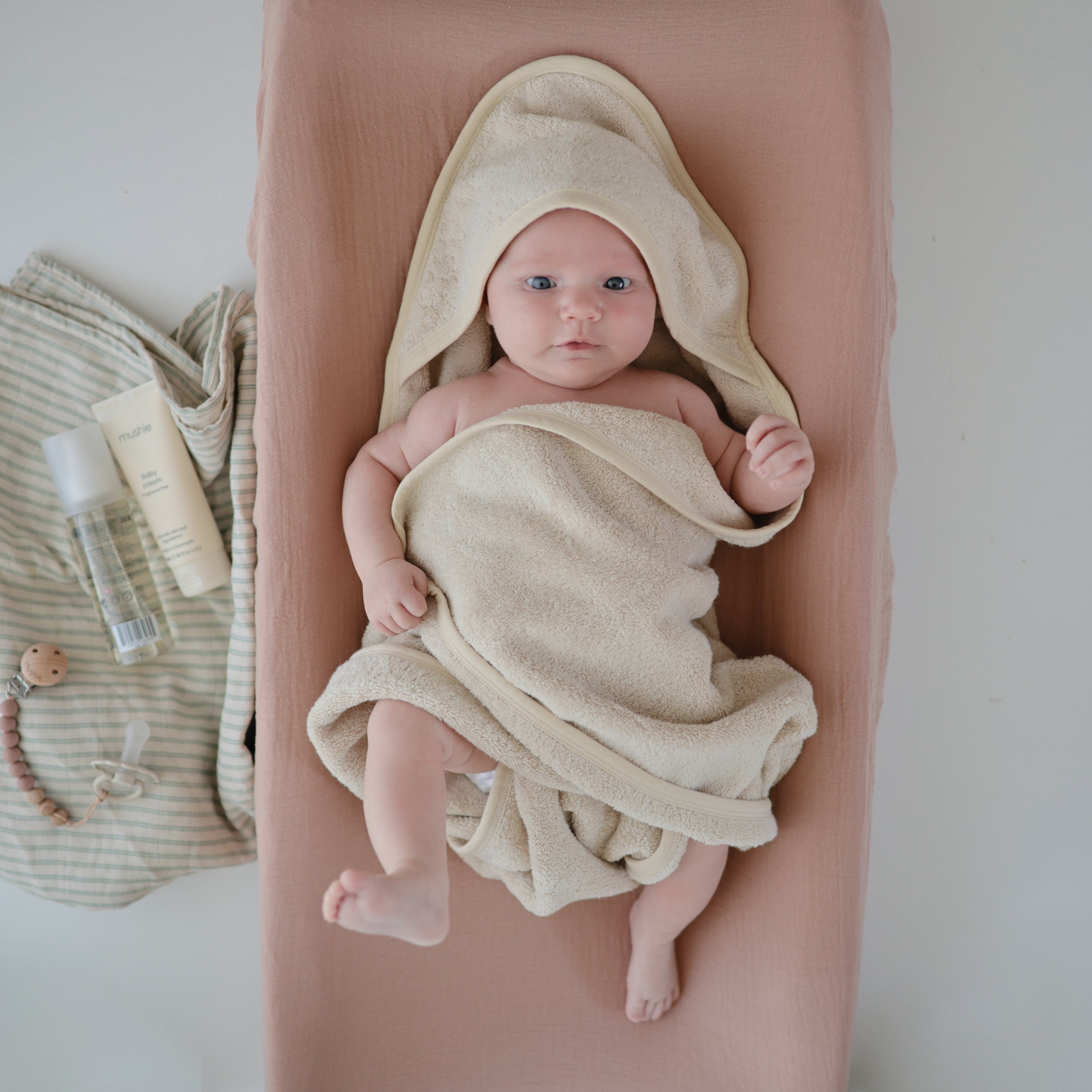 Organic Cotton Baby Hooded Towel - Twinkle Twinkle Little One