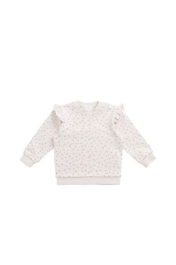 Organic Cotton Lilith Sweatshirt & Track Pant - Victoria Blush