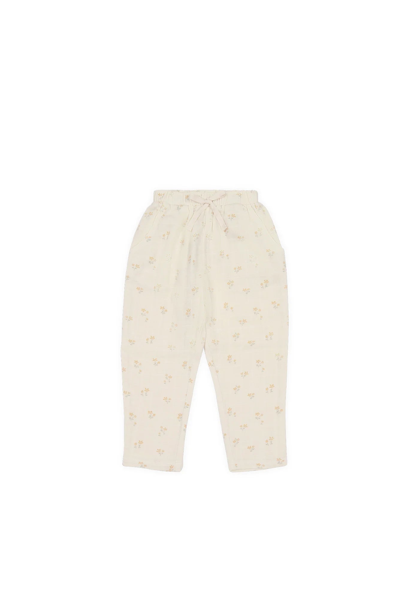 Organic Cotton Muslin Mirabel Top & Cordelia Pant Set - Pauline Chamomile - Twinkle Twinkle Little One