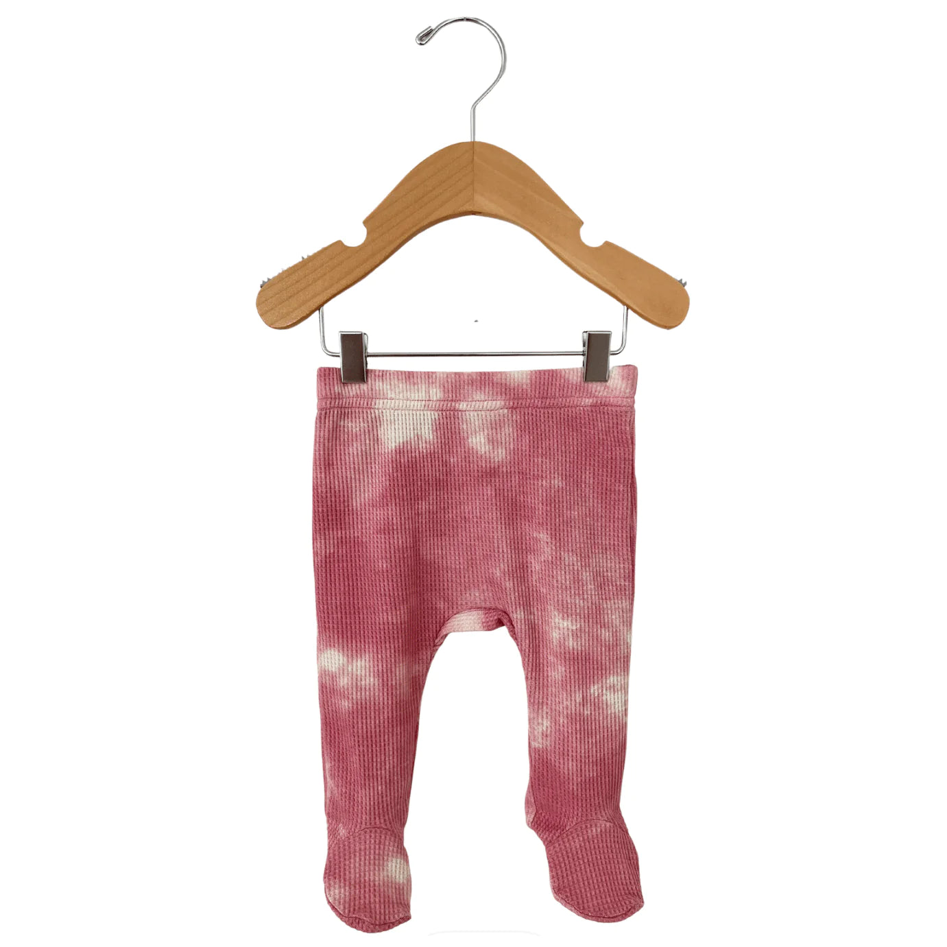 Organic Waffle Kimono & Pant Set-Orchid Pink Tie Dye - Twinkle Twinkle Little One
