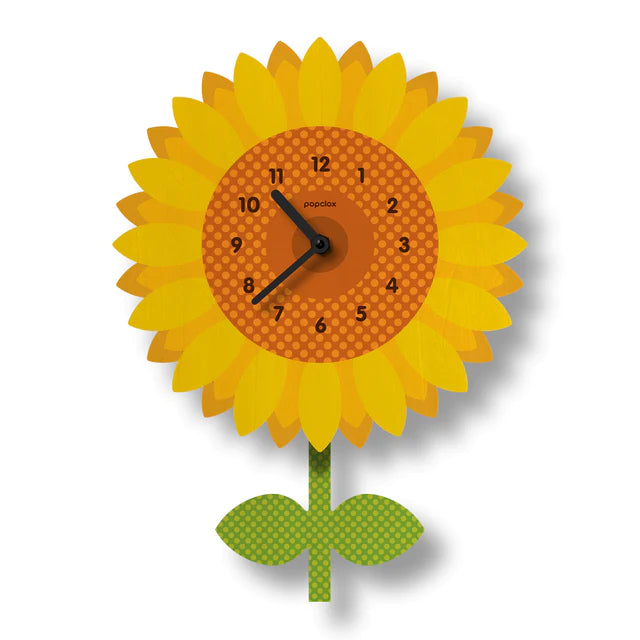 Sunflower Pendulum 3-D Clock - Twinkle Twinkle Little One