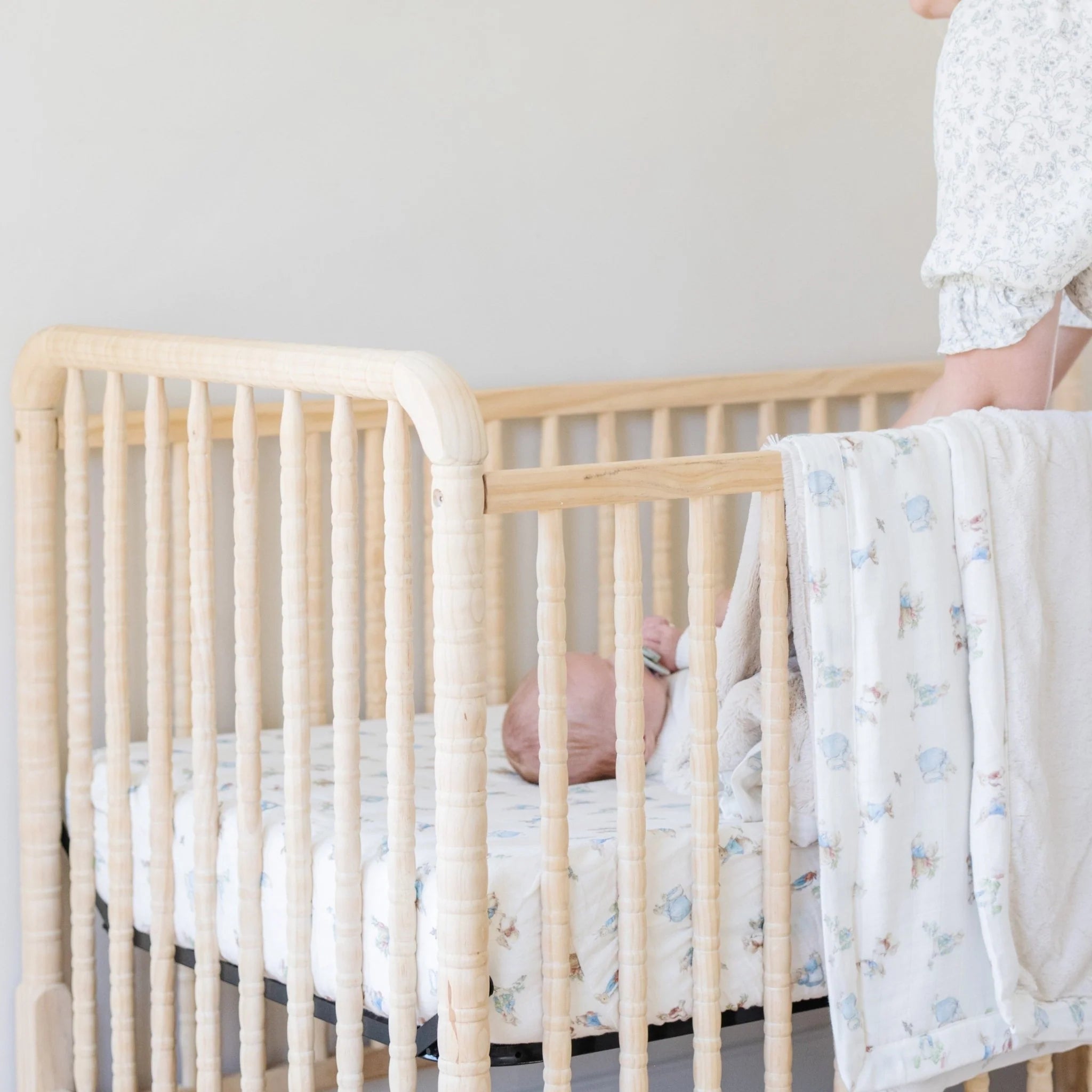 PETER RABBIT™ COTTON MUSLIN CRIB SHEETS