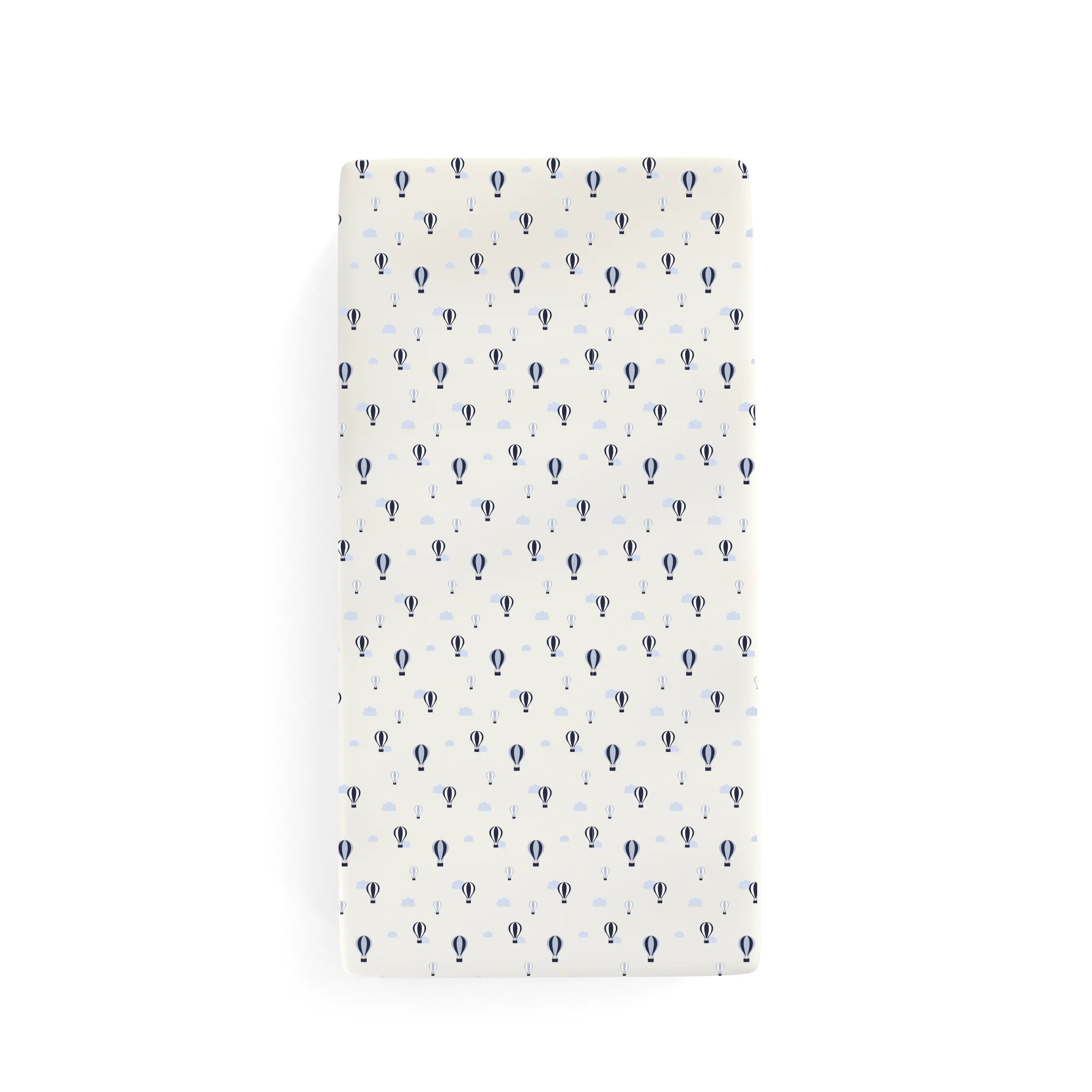 BASSINET SHEET / CHANGING PAD COVER - BALLOONS AND CLOUDS