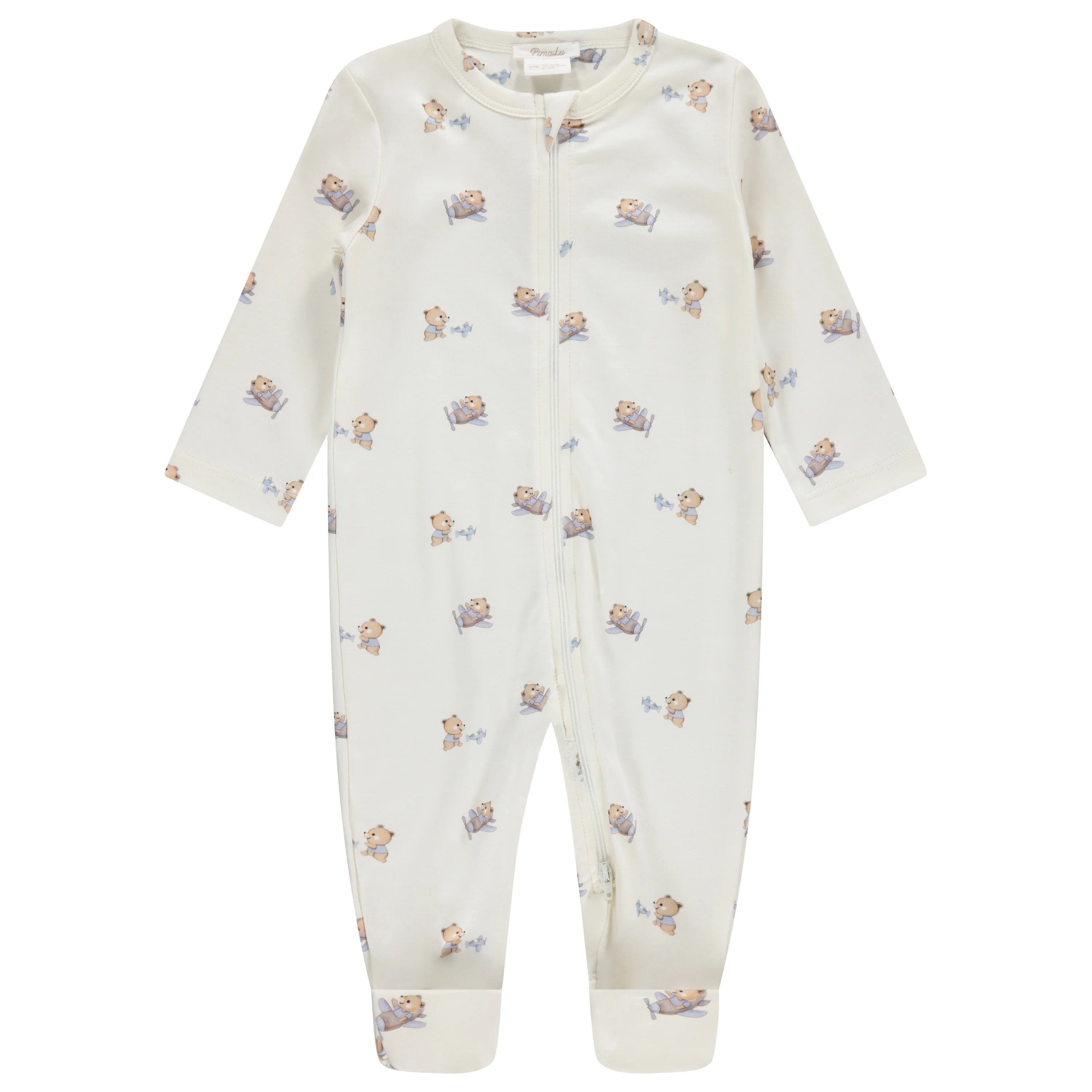 ZIPPER FOOTIE - AIRPLANE BEAR - Twinkle Twinkle Little One