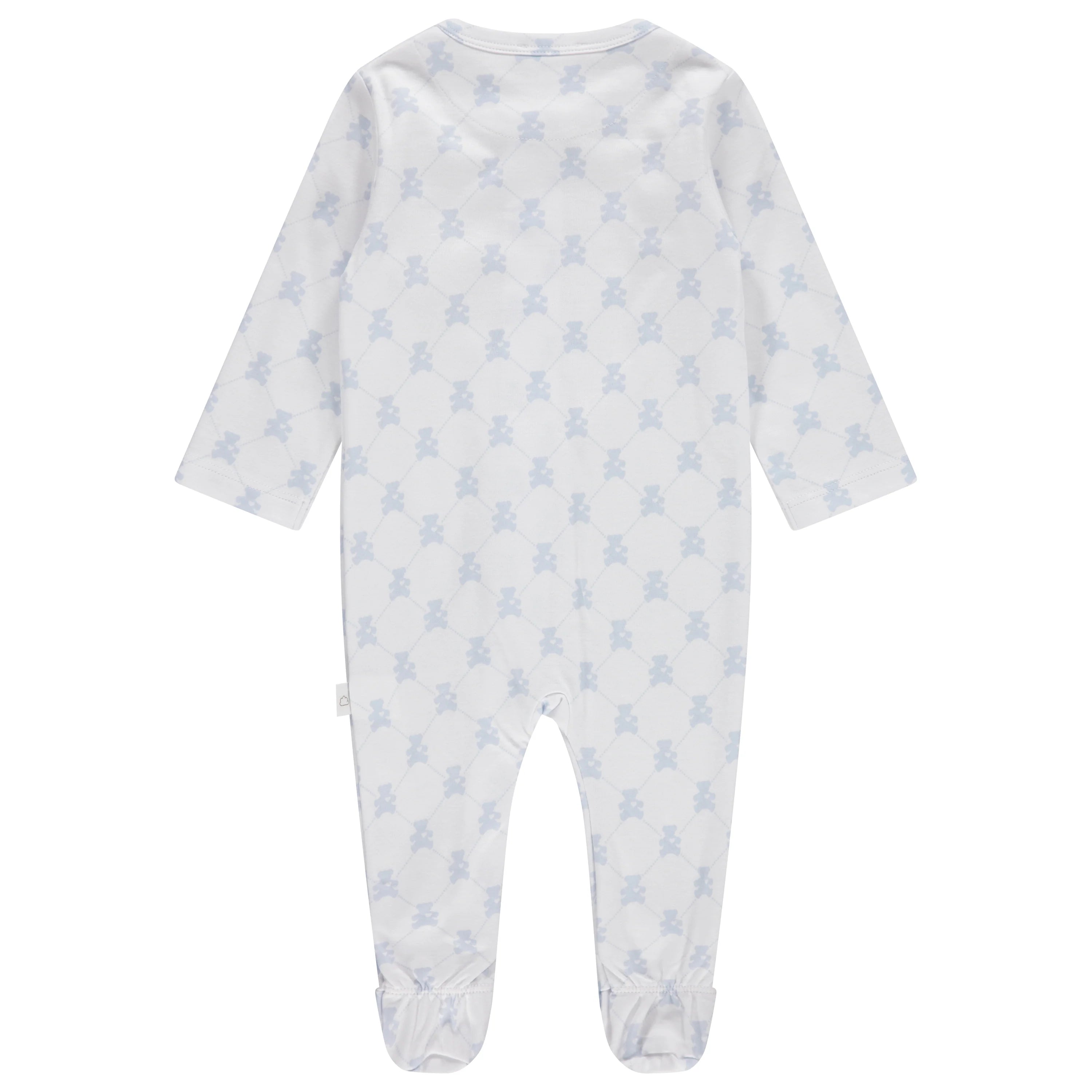 ZIPPER FOOTIE - TEDDY BLUE - Twinkle Twinkle Little One