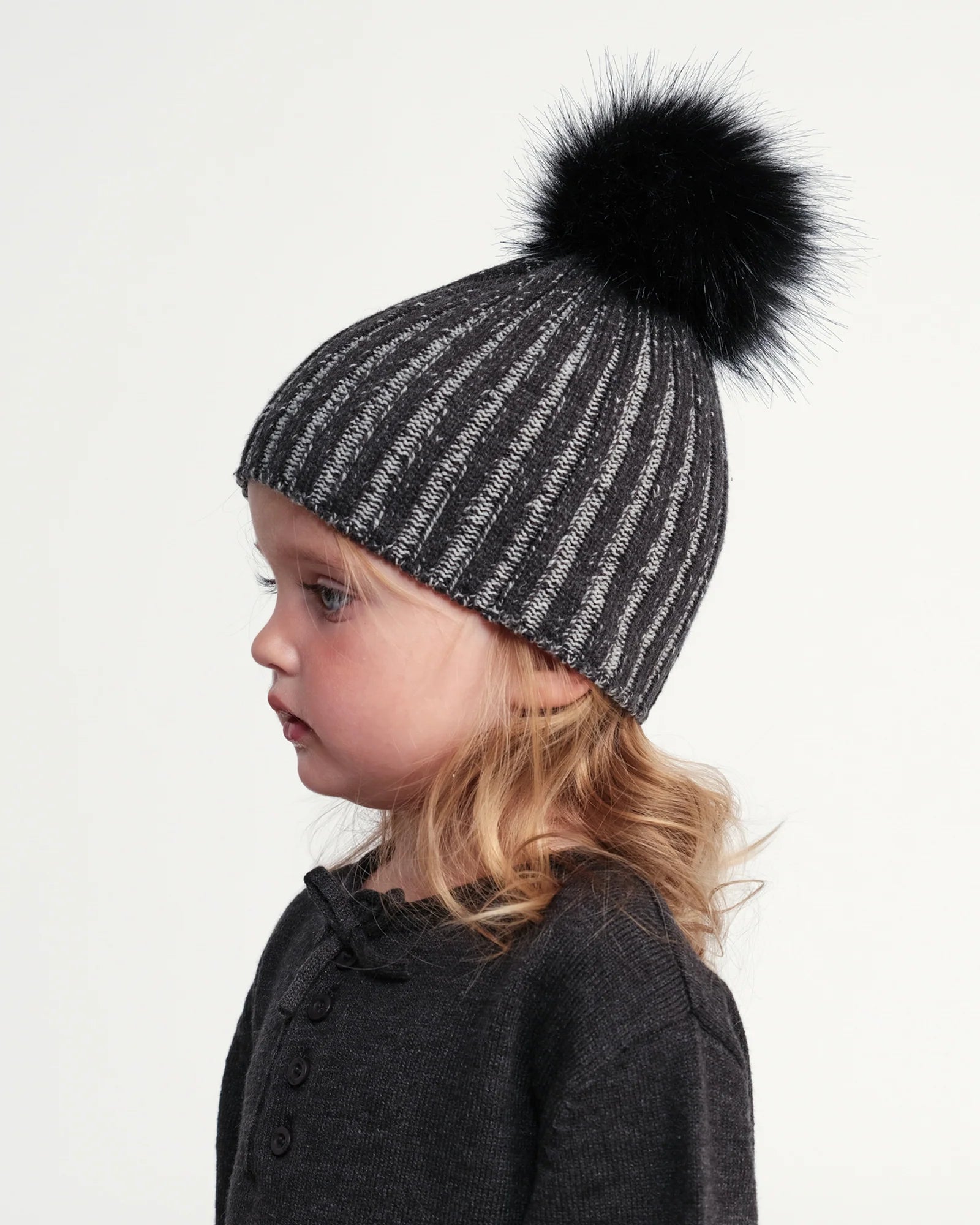 7 A.M. Enfant Chunky Pom Pom Beanie - Twinkle Twinkle Little One