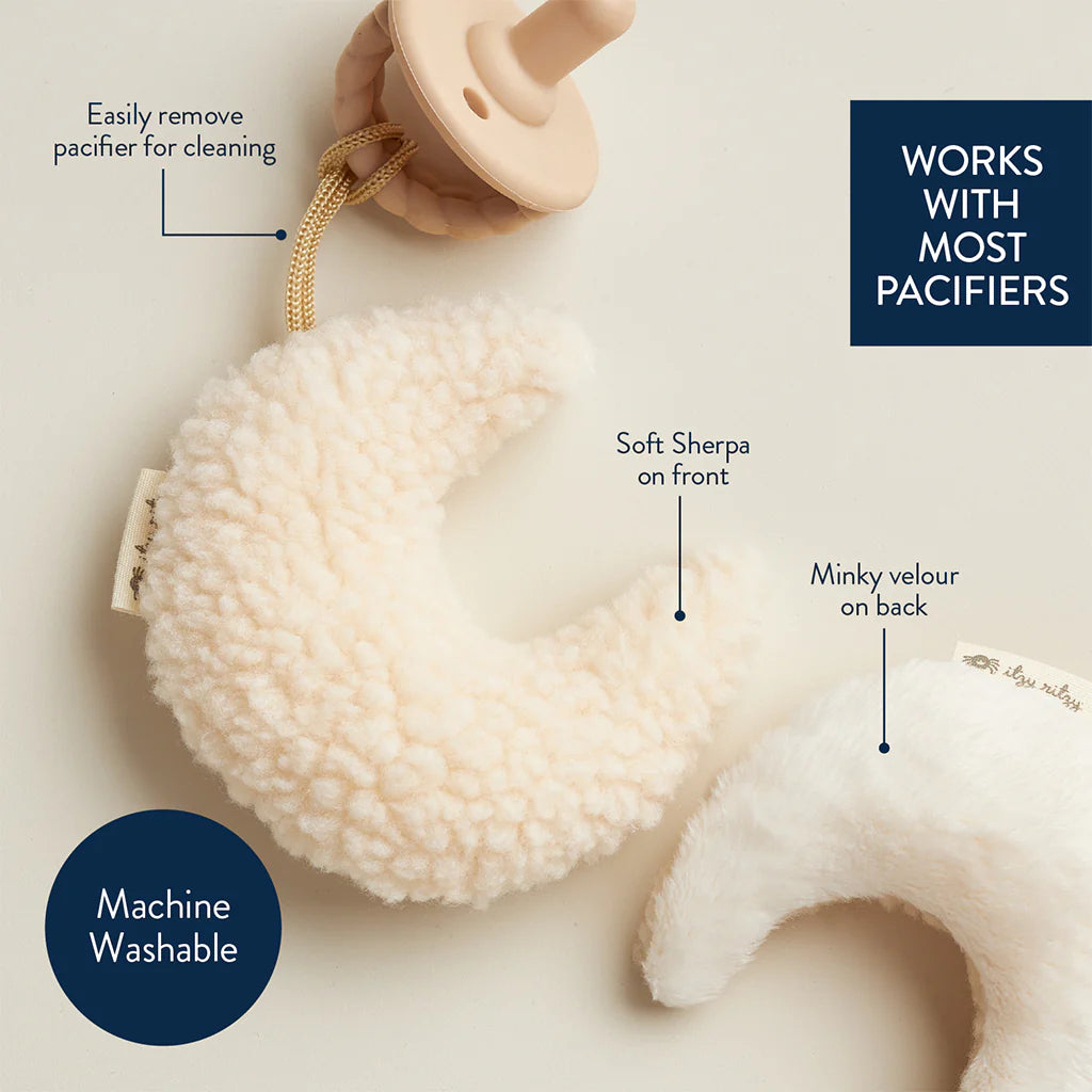 Sweetie Pal™ - Pacifier & Stuffed Animal - Skye the Moon - Twinkle Twinkle Little One