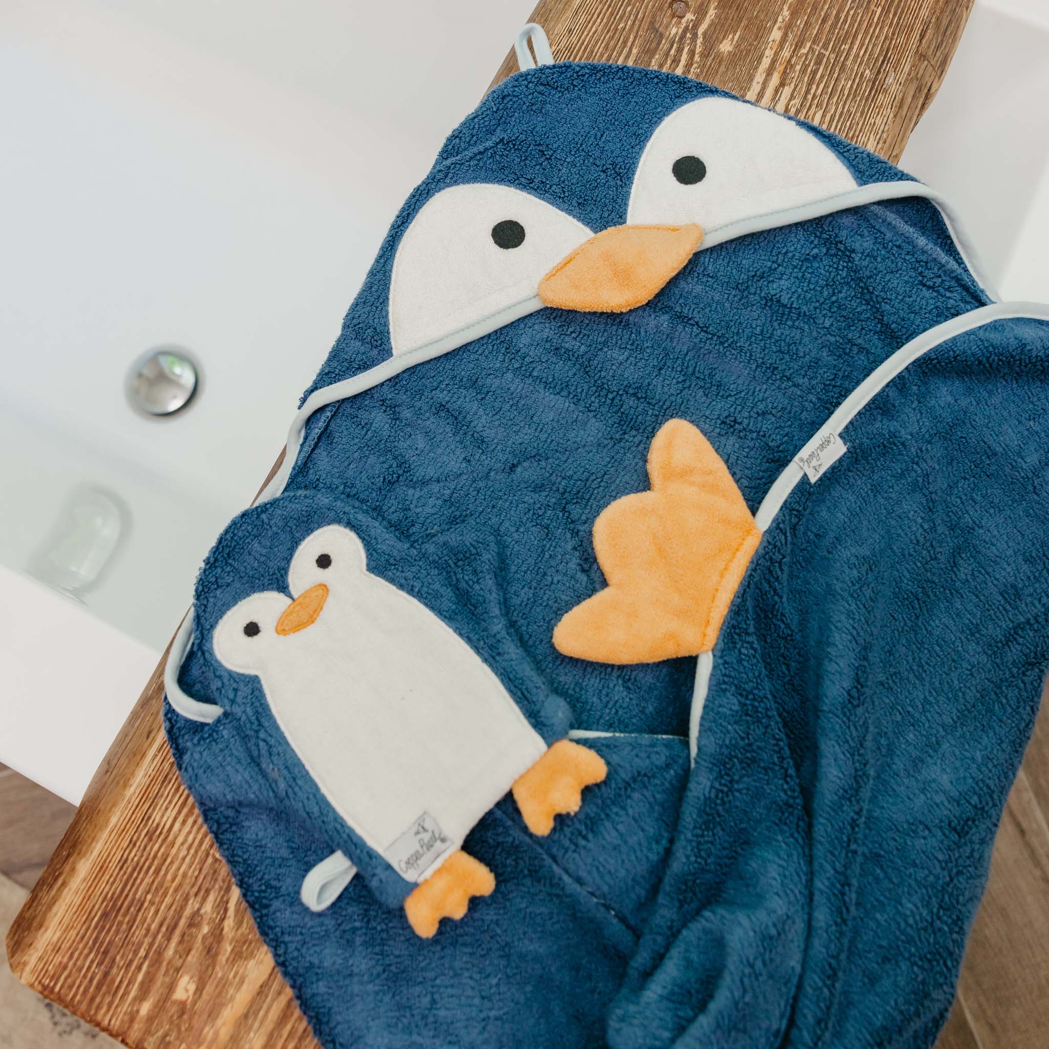 Pebbles Character Bamboo Hooded Towel - Twinkle Twinkle Little One