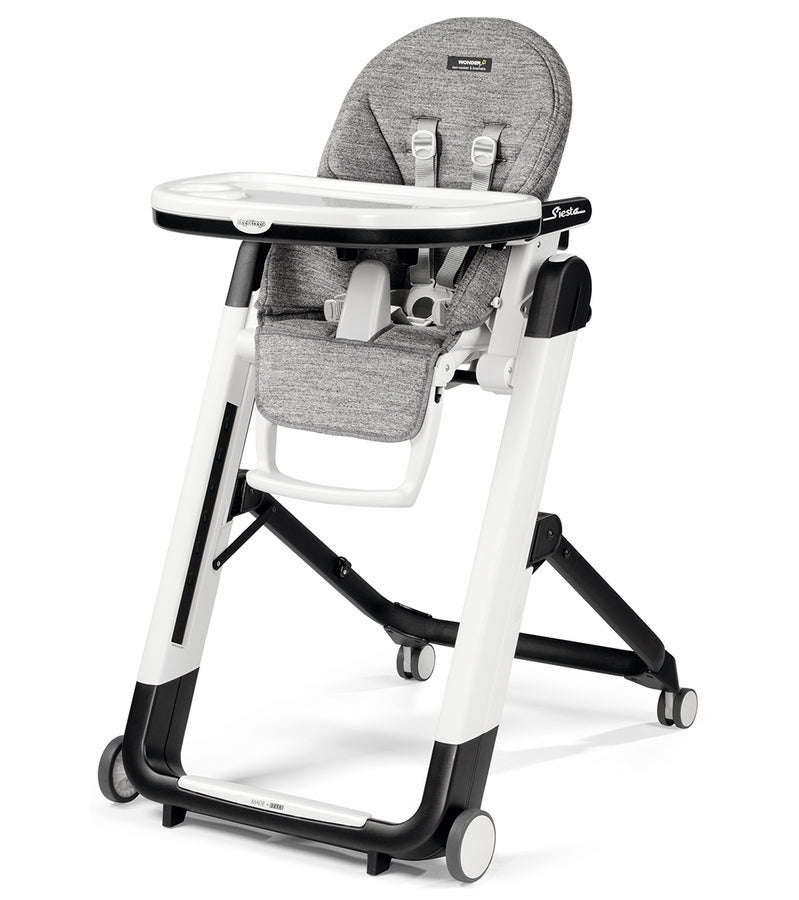 Peg Perego Siesta High Chair - Wonder Grey (Stain Resistant Fabric) - Twinkle Twinkle Little One
