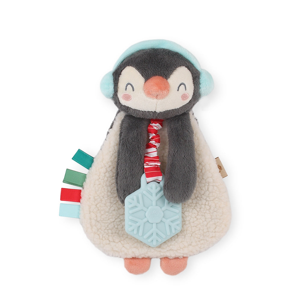 Holiday Itzy Lovey™ Plush And Teether Toy - Penguin - Twinkle Twinkle Little One