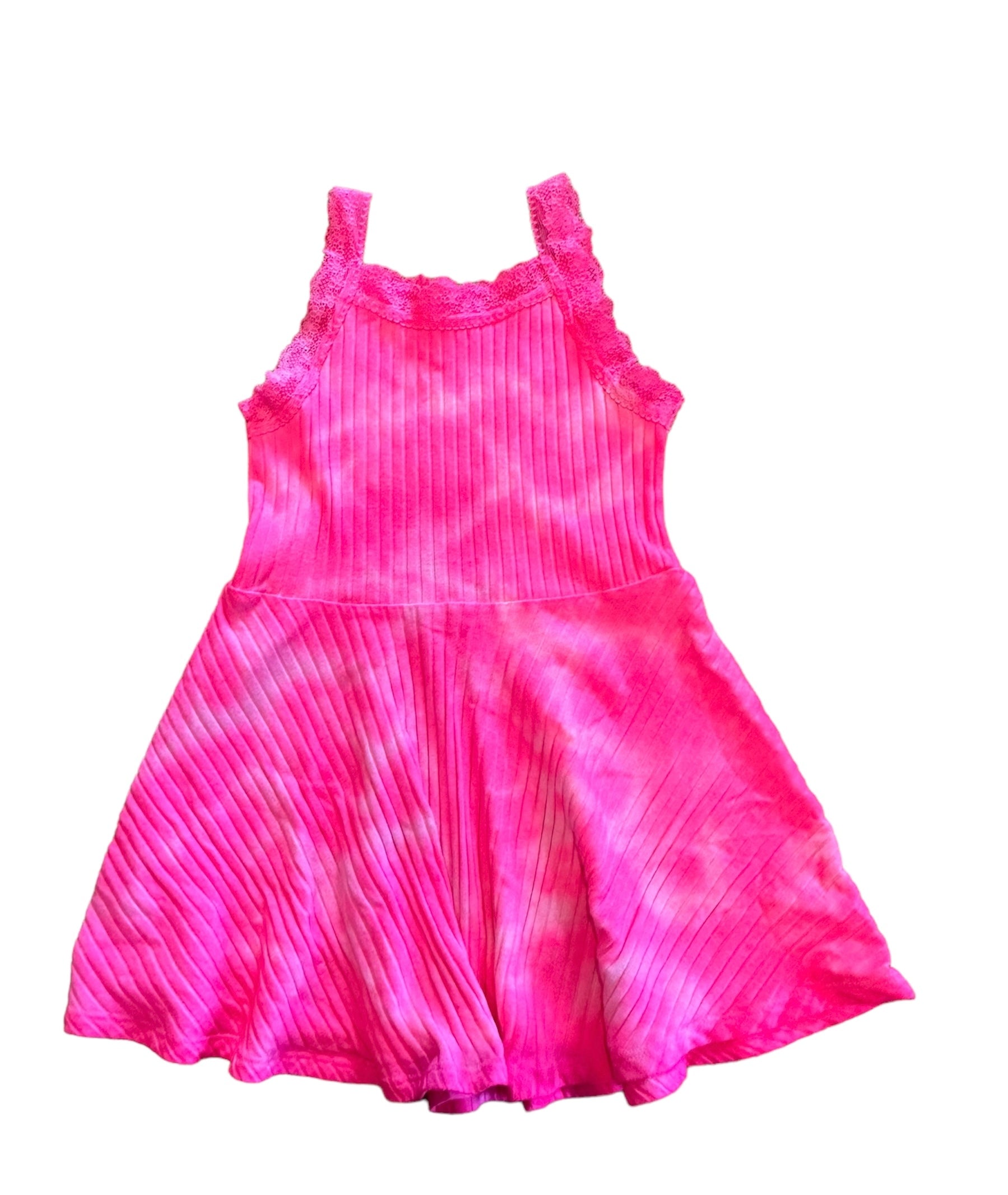 Tie Dye Lace Tank Dress
