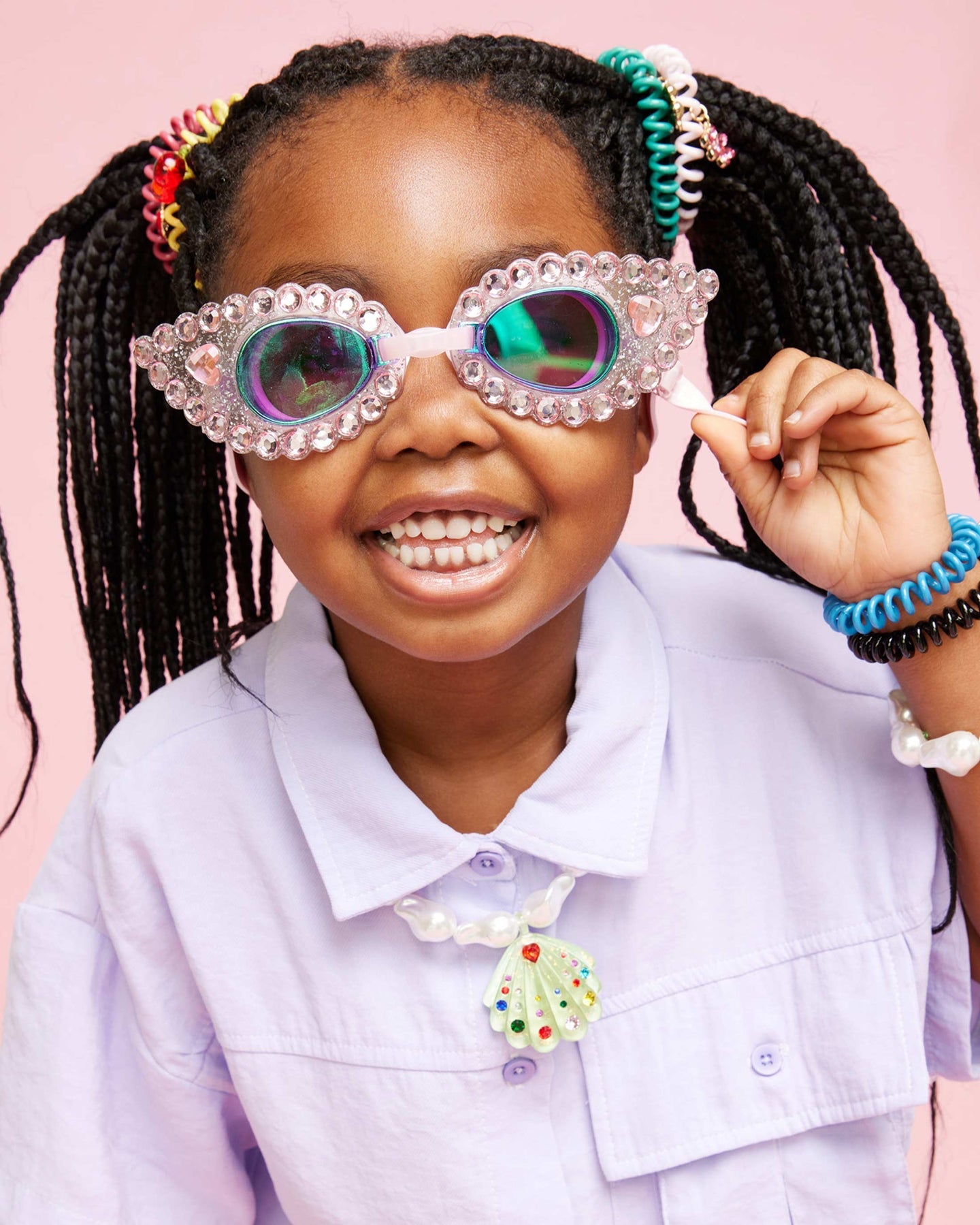 Pink Splash Goggles - Twinkle Twinkle Little One