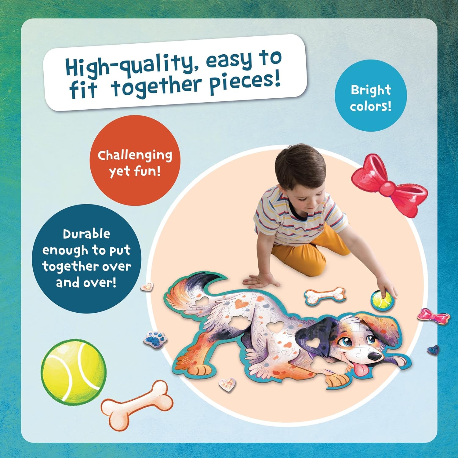 Puppy Floor Puzzle 43 Pieces - Twinkle Twinkle Little One