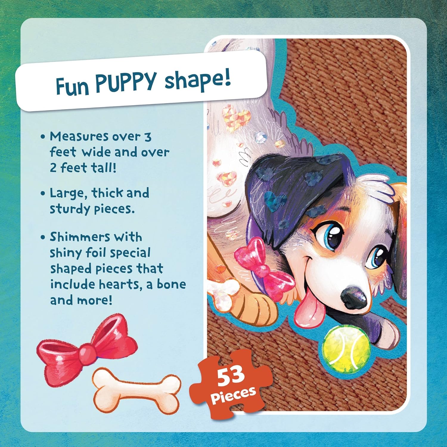 Puppy Floor Puzzle 43 Pieces - Twinkle Twinkle Little One