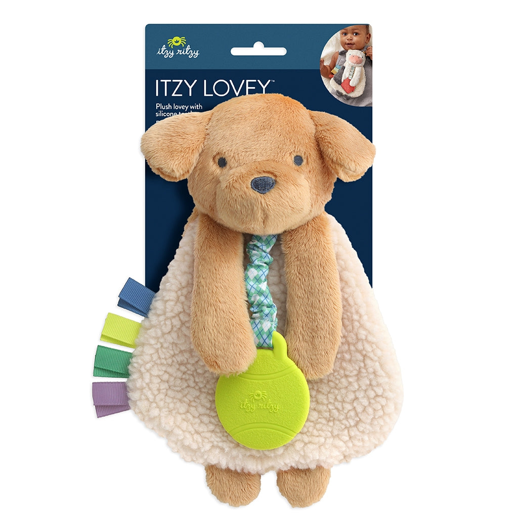 Itzy Lovey™ Plush And Teether Toy - Puppy - Twinkle Twinkle Little One
