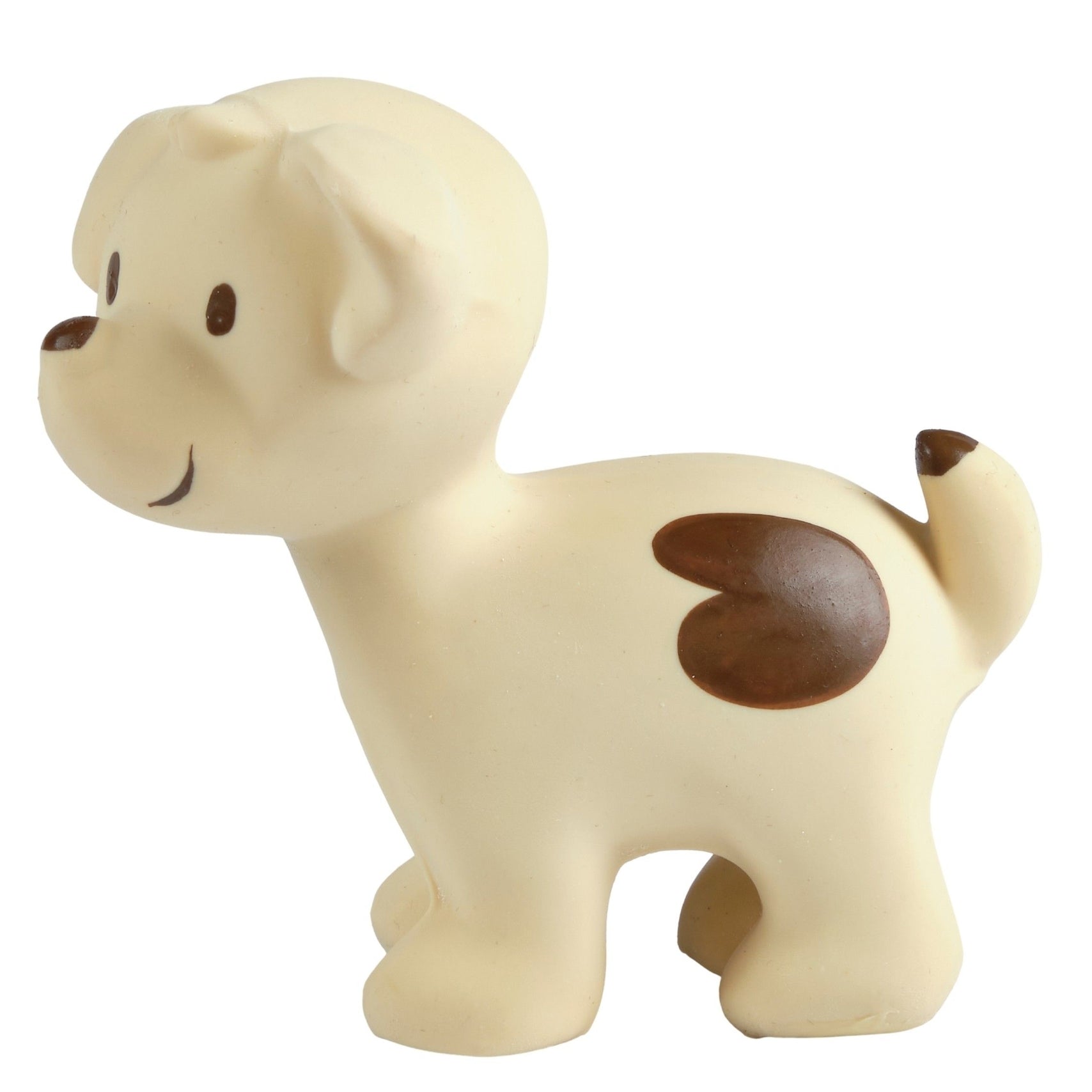 Puppy Natural Organic Rubber Teether, Rattle & Bath Toy - Twinkle Twinkle Little One