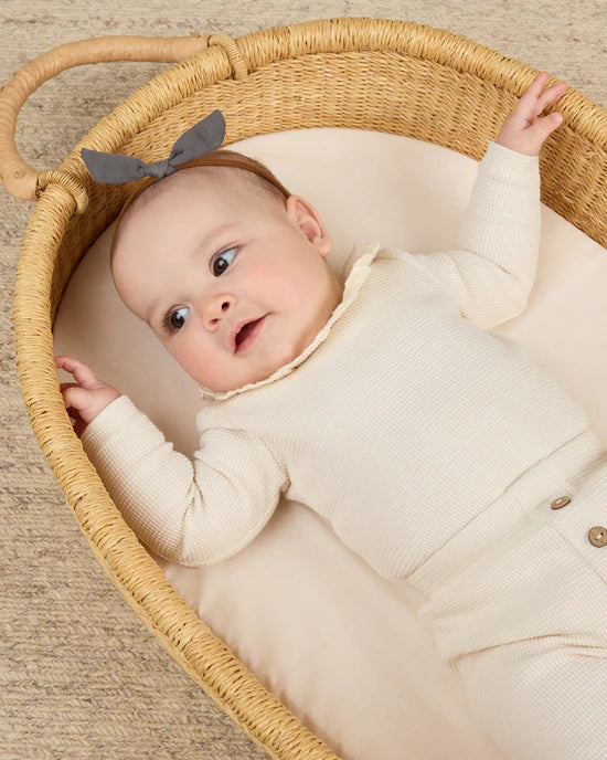 Ruffle Collar Bodysuit - Natural - Twinkle Twinkle Little One