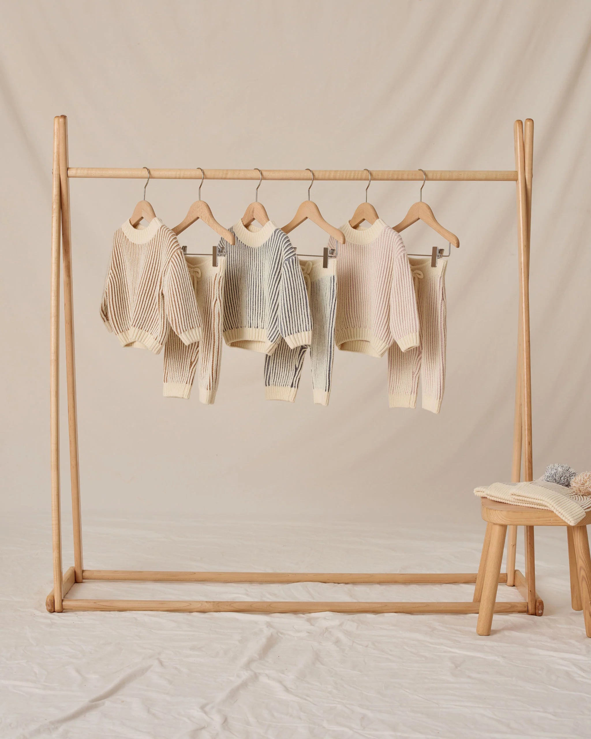 Relaxed Knit Sweater & Chunky Knit Pant || Ocean - Twinkle Twinkle Little One