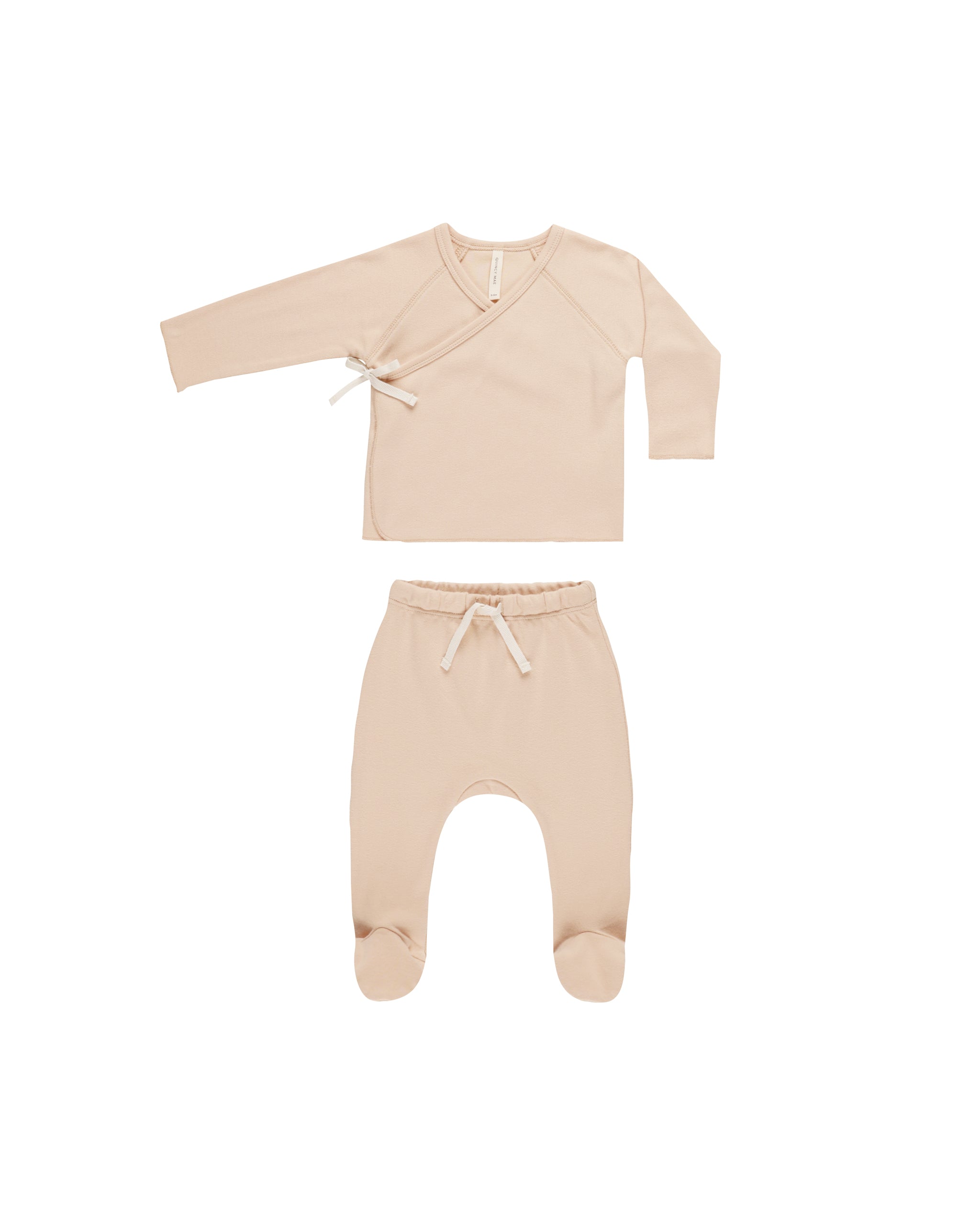 Newborn Shell Headband, Wrap Top & Pant Set - Twinkle Twinkle Little One