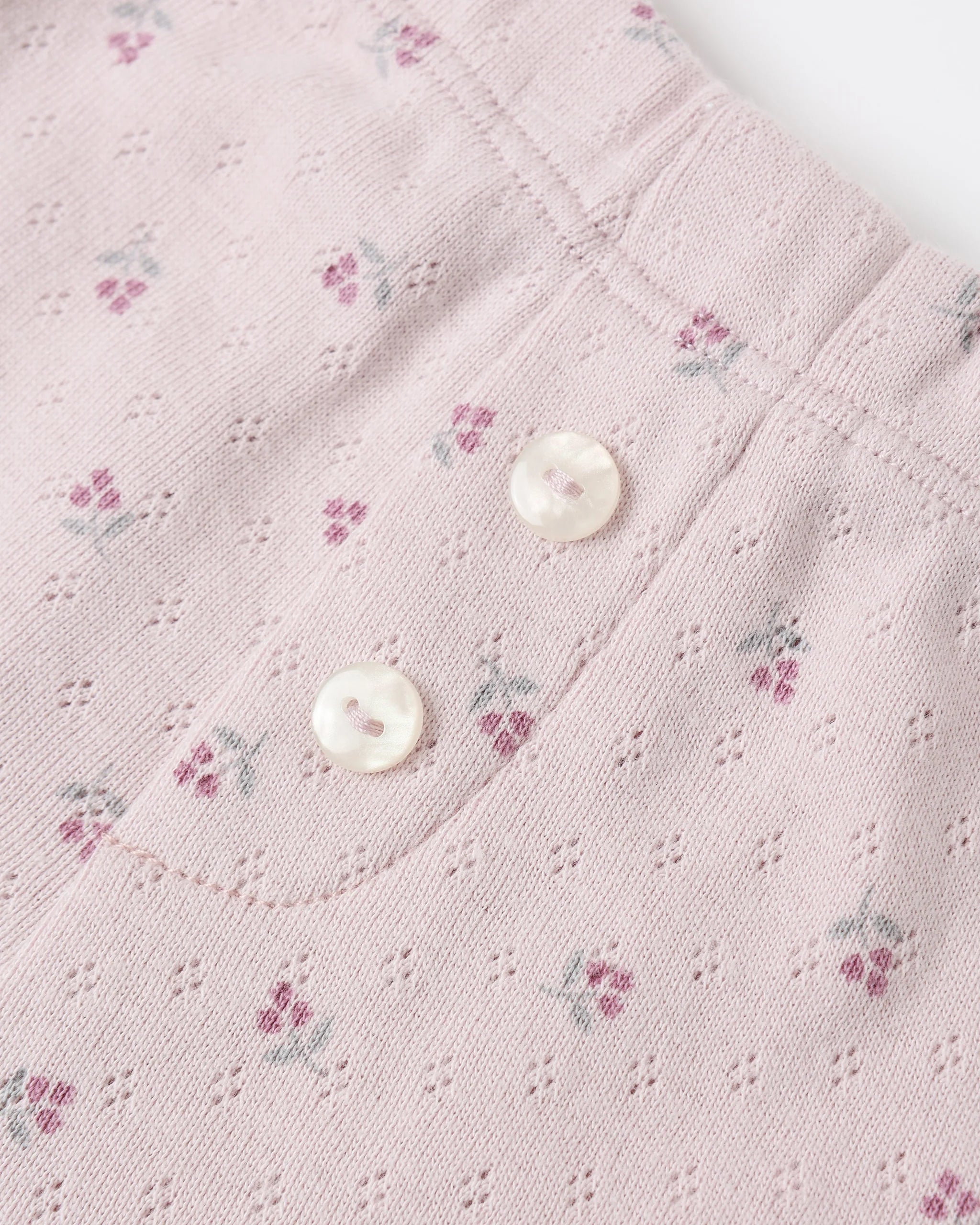 Pointelle Long Sleeve Tee + Legging || Lilac Ditsy - Twinkle Twinkle Little One