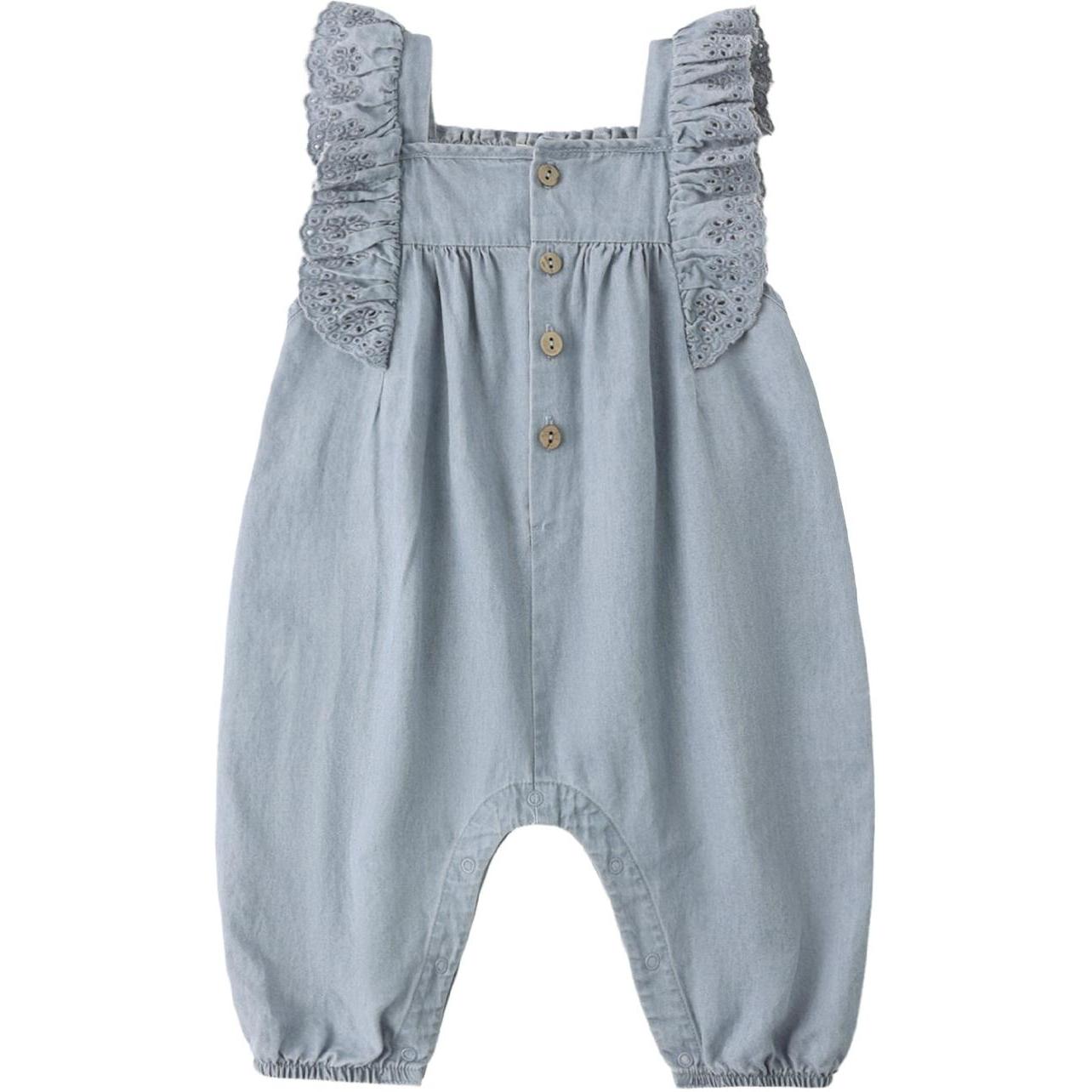 Quincy Mae Nova Romper Chambray