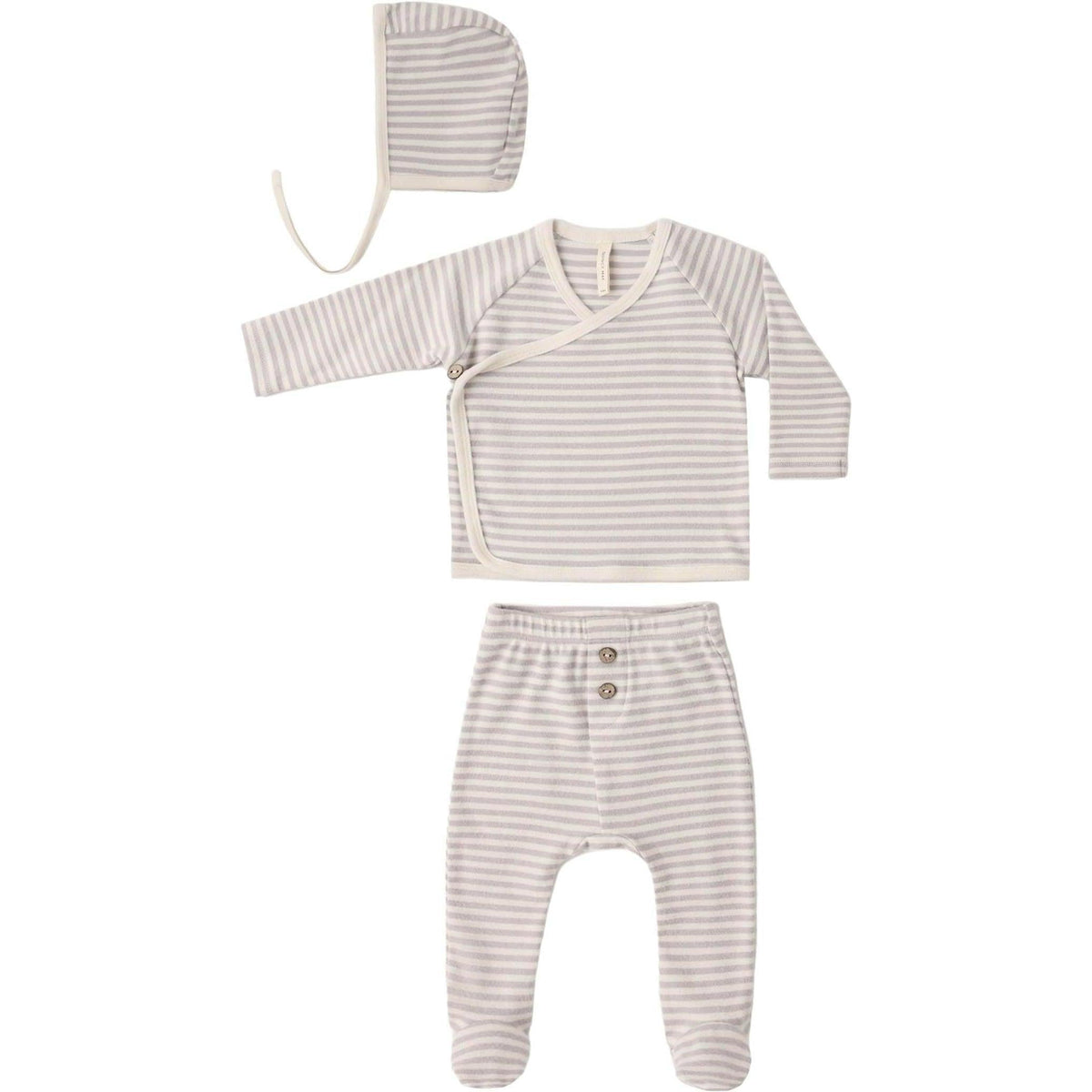 Quincy Mae Take Home Set || Fog Stripe