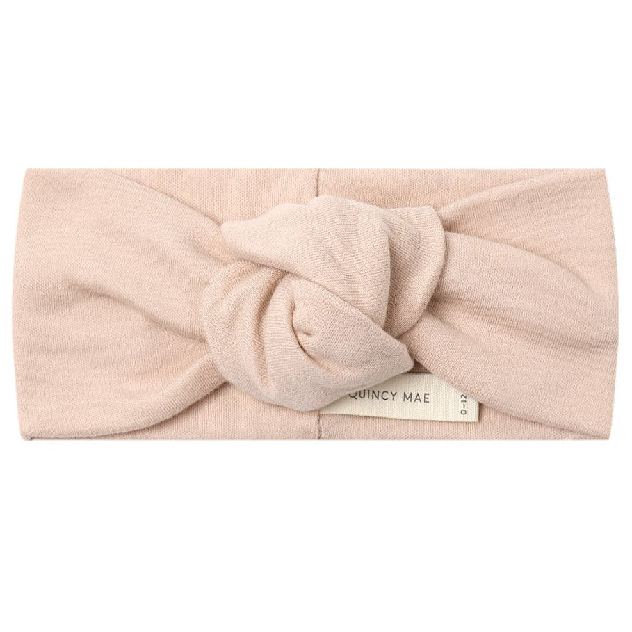 Quincy Mae Knotted Headband || Dusty Rose