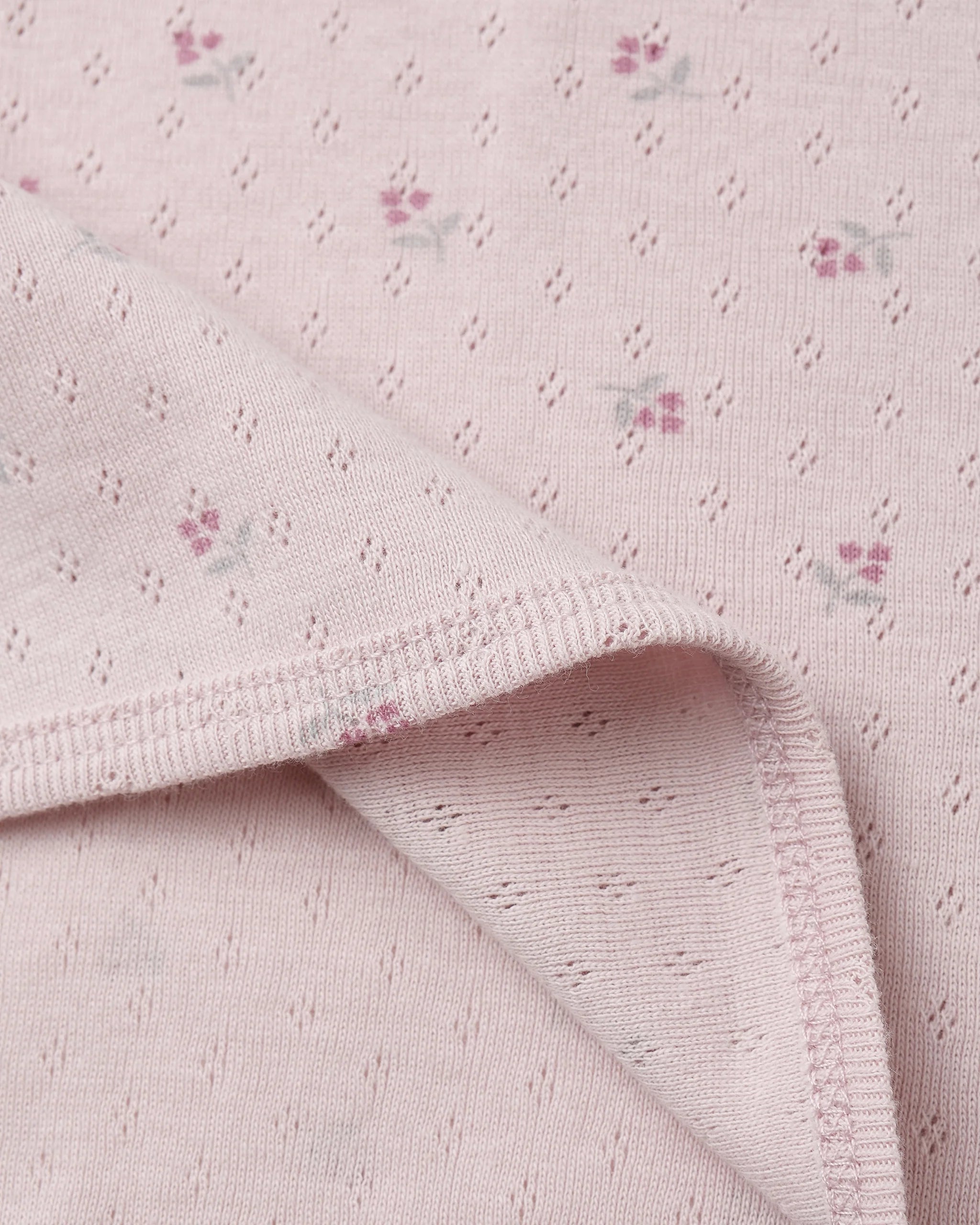 Pointelle Baby Blanket || Lilac Ditsy - Twinkle Twinkle Little One