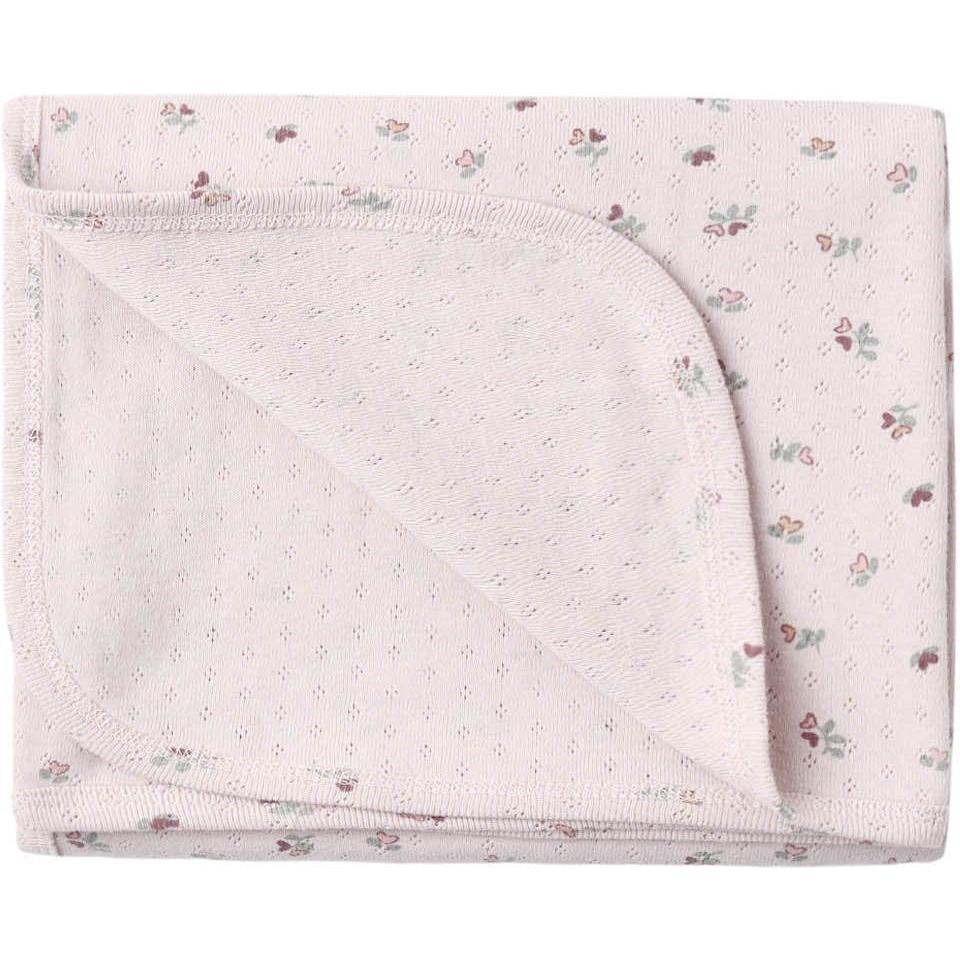 Quincy Mae Pointelle Baby Blanket || Heart Ditsy