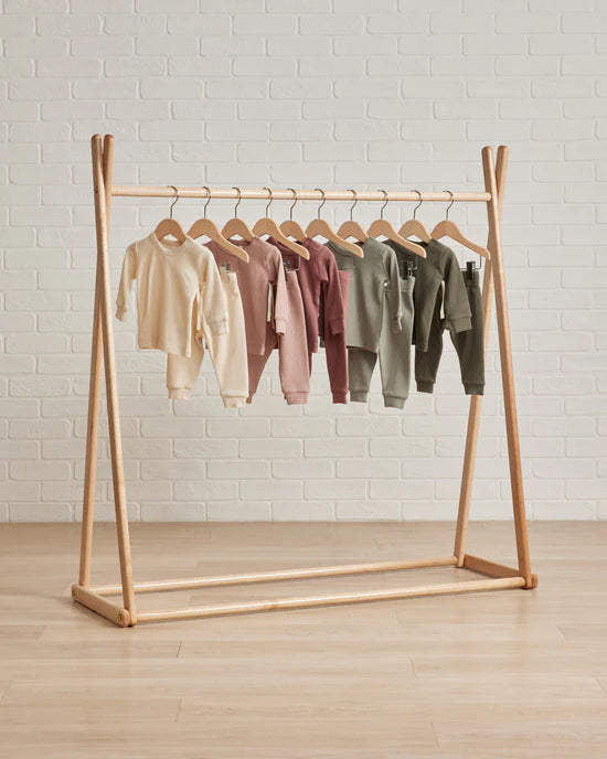 Natural Waffle Top + Pant Set - Twinkle Twinkle Little One